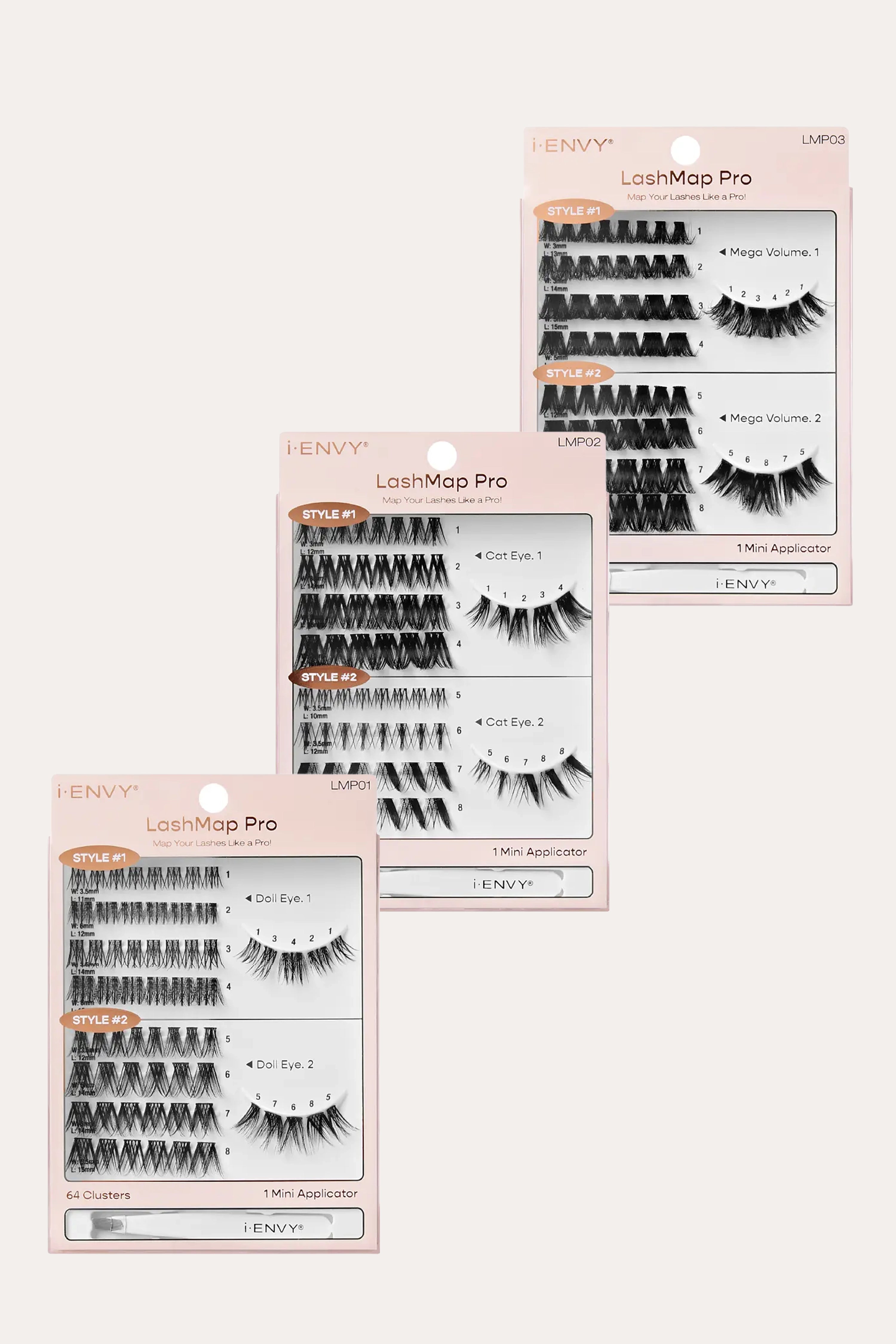 I ENVY LASHMAP PRO | INDIVISUAL FALSE EYELASHES