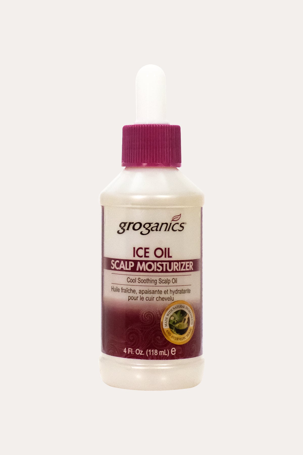 GROGANICS ICE OIL SCALP MOISTURIZER 4oz