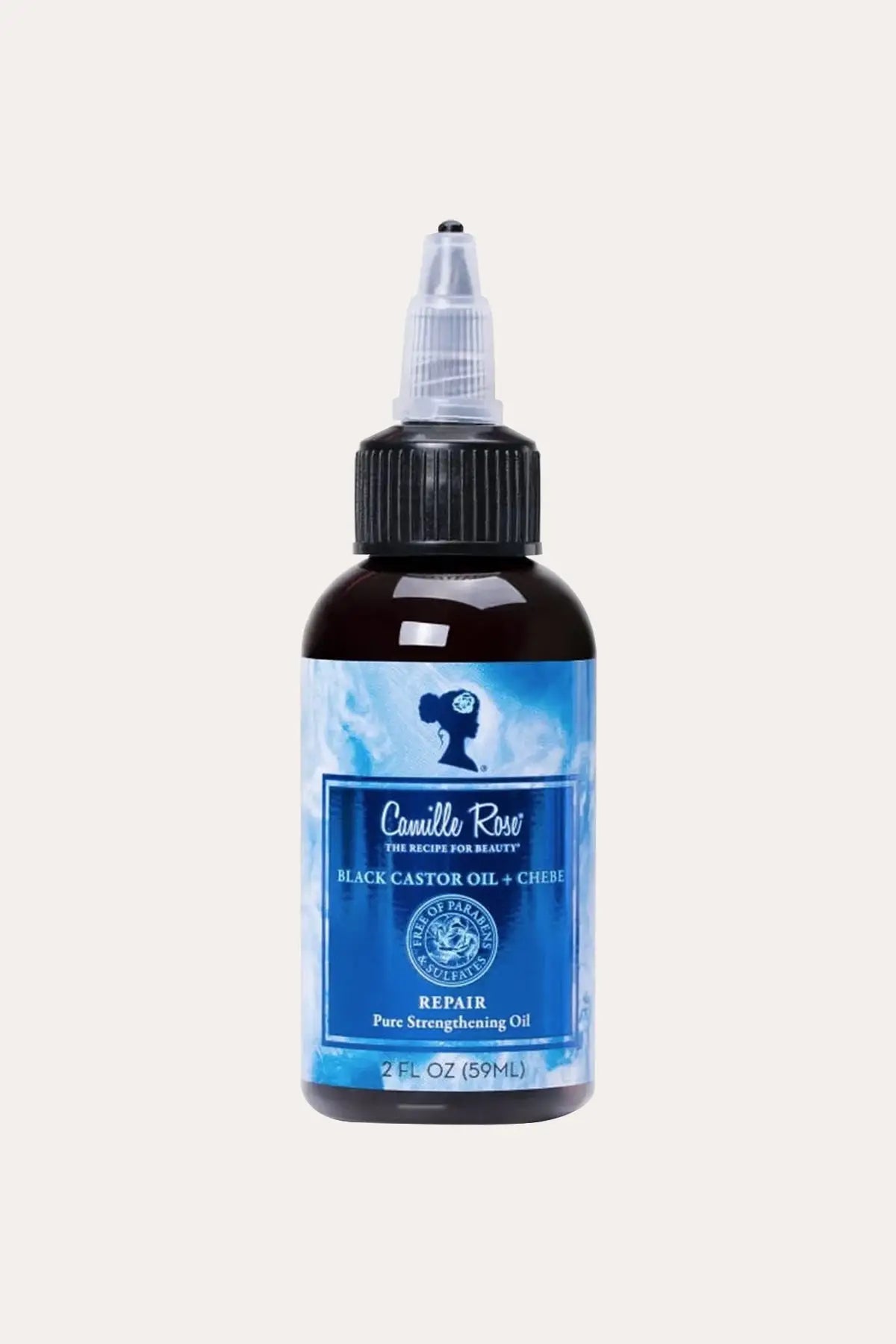 CAMILLE ROSE BLACK CASTOR OIL + CHEBE OIL 2oz CAMILLE ROSE
