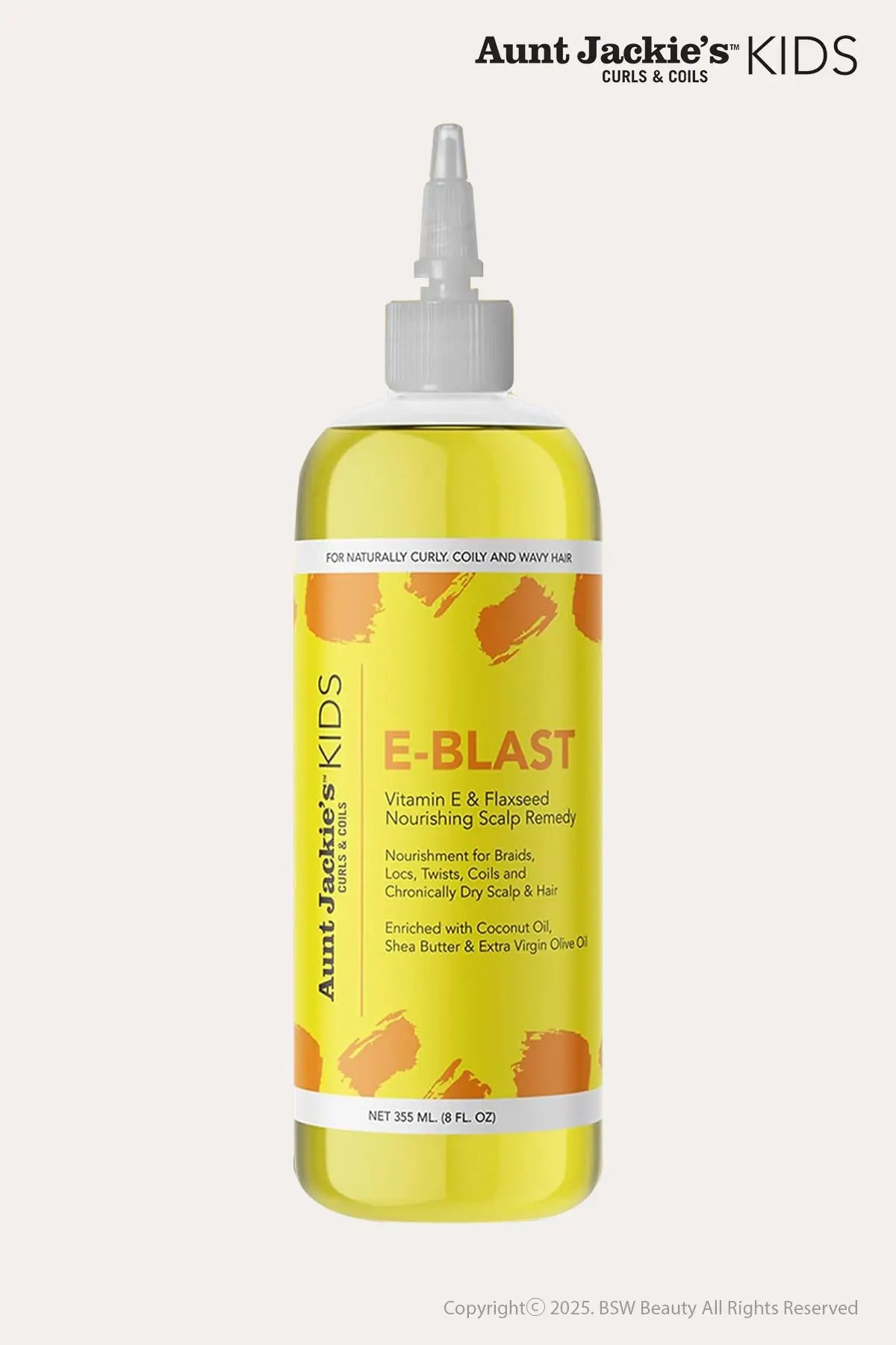 AUNT JACKIE'S GIRLS E BLAST VITAMIN E & FLAXSEED NOURISHING SCALP REMEDY 8oz - BSW BEAUTY CANADA