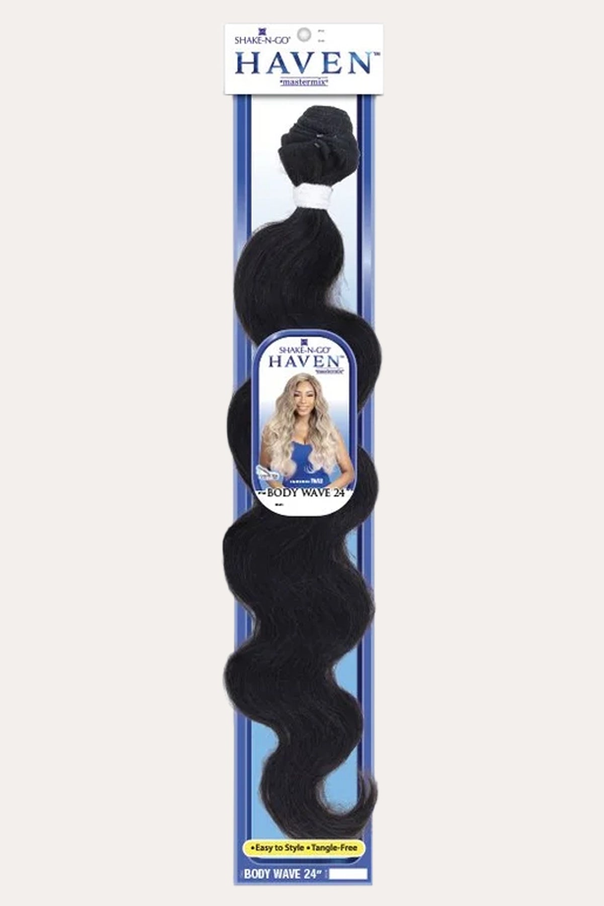 SHAKE N GO ORGANIQUE HAIR WEAVE BUNDLE HAVEN -  BODY WAVE 24"