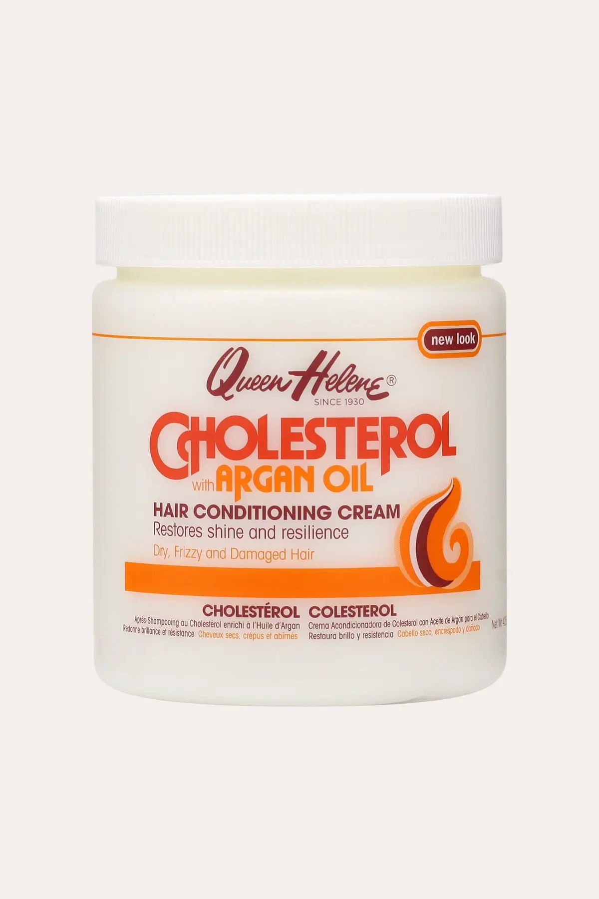 QUEEN HELENE CHOLESTEROL WITH ARGAN OIL HAIR CONDITIONING CREAM 15oz - BSW BEAUTY CANADA