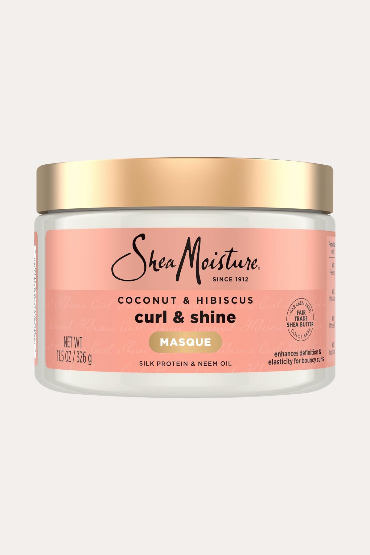 SHEA MOISTURE COCONUT & HIBISCUS HAIR MASK 12oz - BSW BEAUTY CANADA