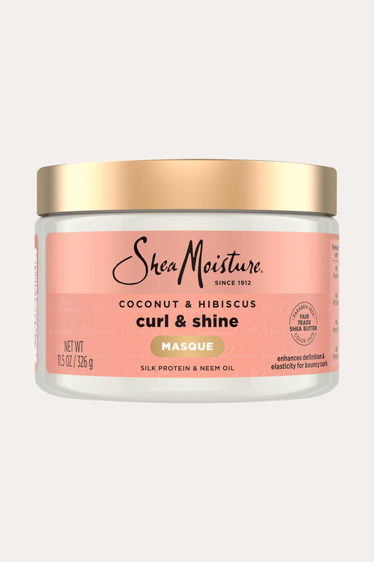 SHEA MOISTURE COCONUT & HIBISCUS HAIR MASK 12oz - BSW BEAUTY CANADA