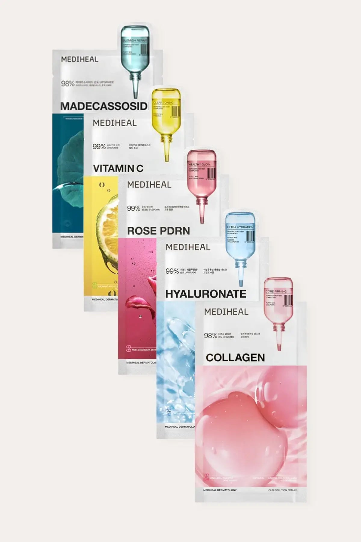 MEDIHEAL ESSENTIAL MASK 5 types