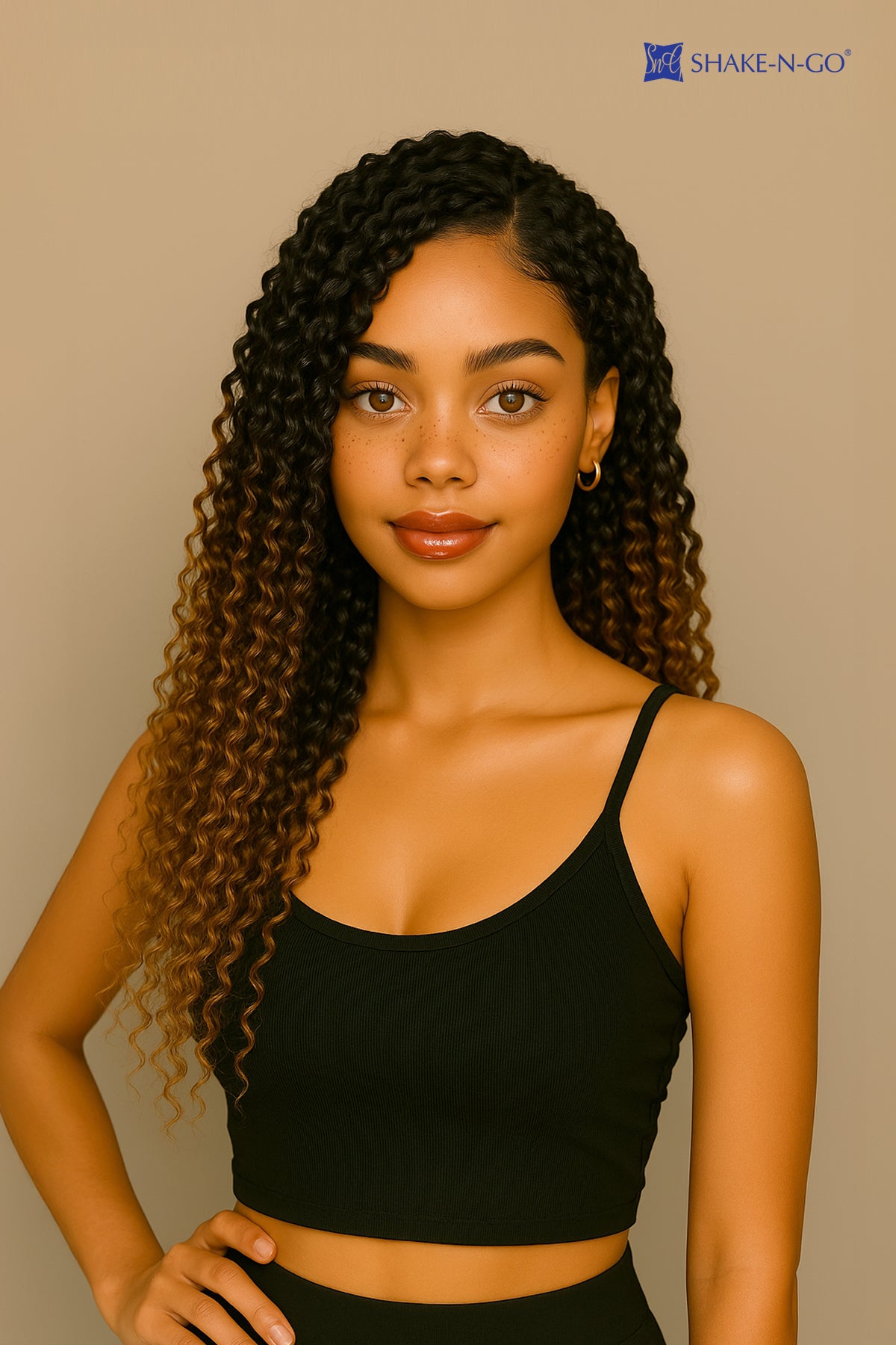 SHAKE N GO FREETRESS CROCHET BRAID  WATER WAVE 22