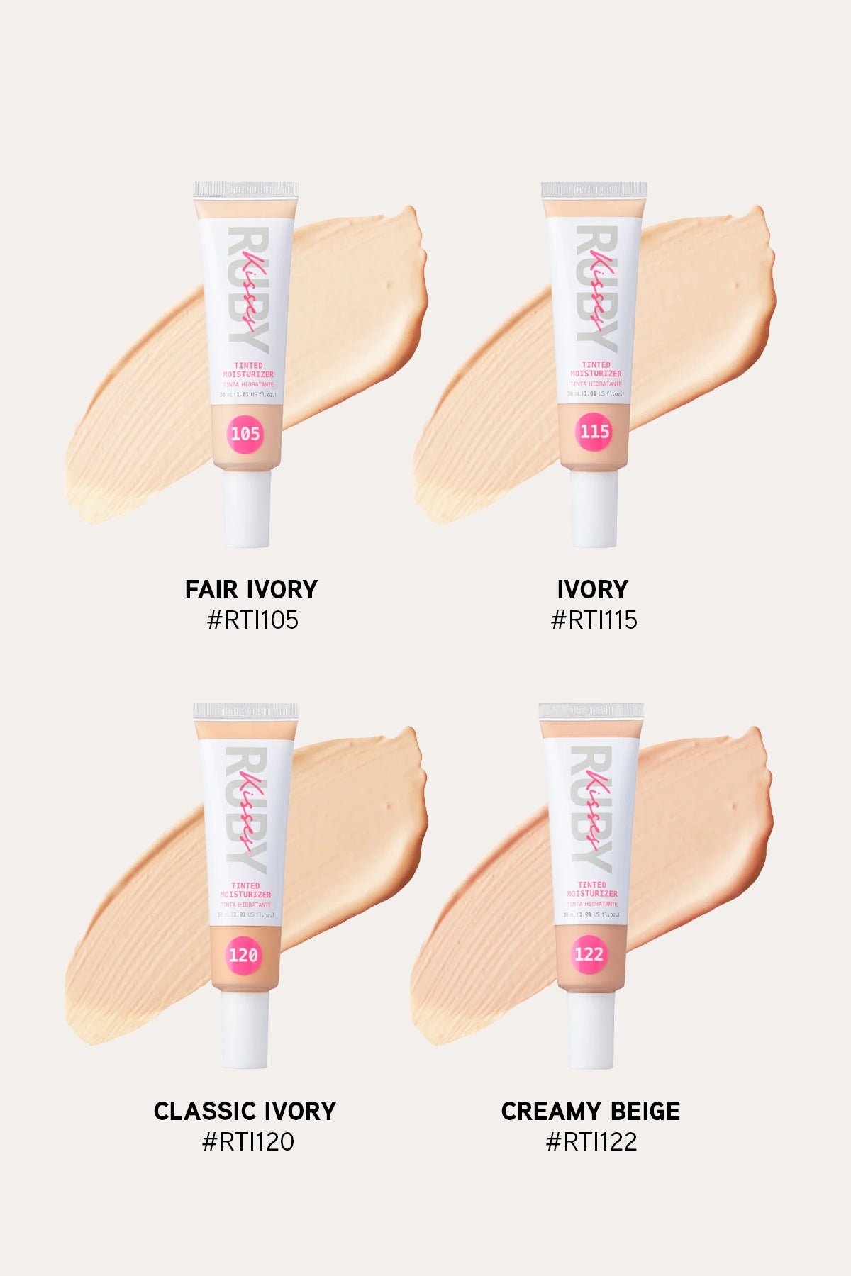 RUBY KISSES TINTED MOISTURIZER