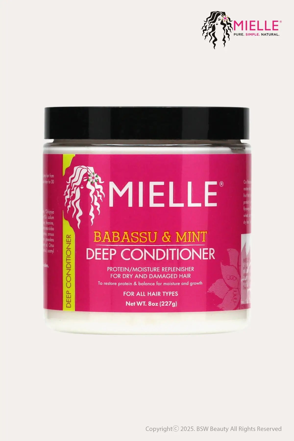 MIELLE ORGANICS BABASSU & MINT DEEP CONDITIONER 8oz - BSW BEAUTY CANADA