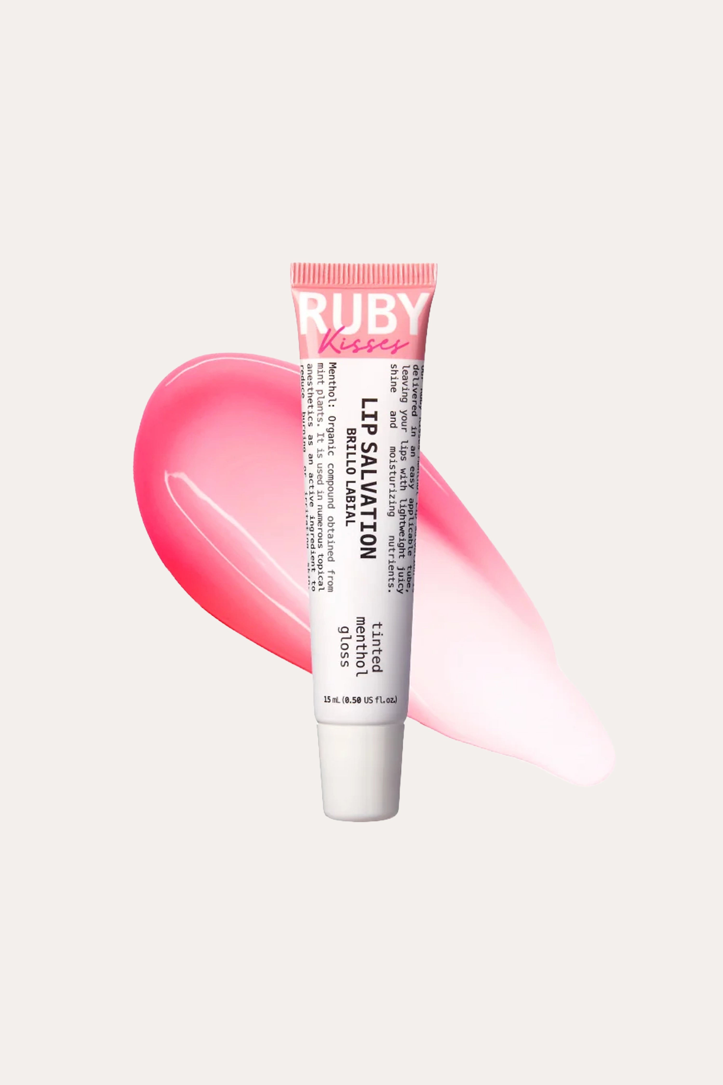RUBY KISSES LIP SALVATION IN TUBE | TINTED LIP GLOSS