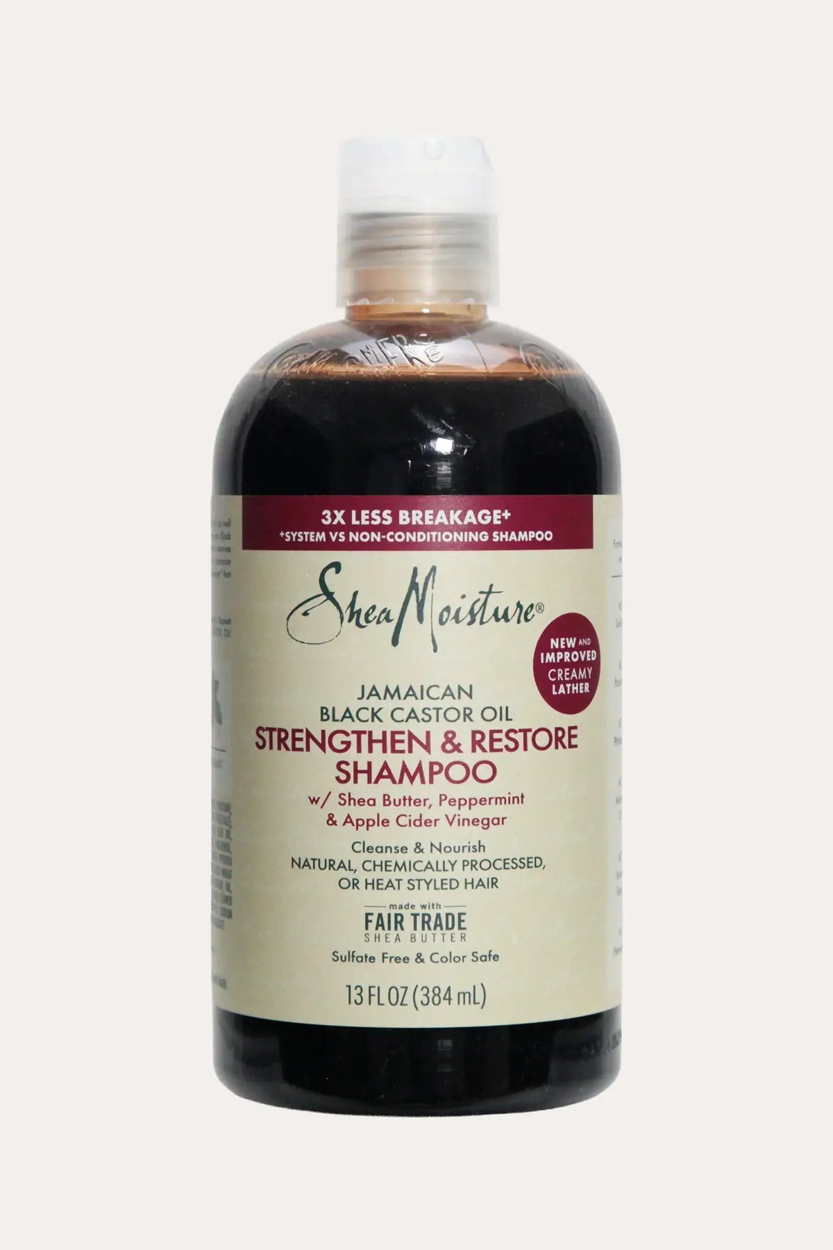 SHEA MOISTURE JAMAICAN BLACK CASTOR OIL STRENGTHEN & RESTORE SHAMPOO 13oz SHEA MOISTURE