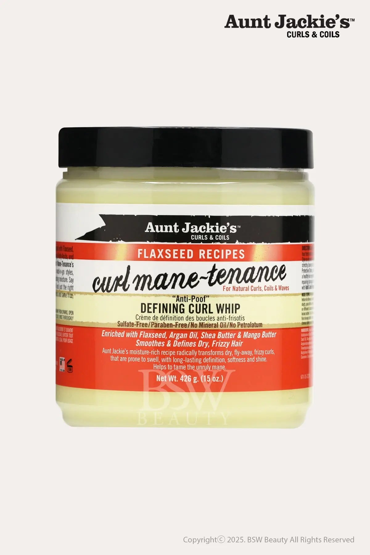 AUNT JACKIES CURL MANE-TENANCE DEFINING CURL WHIP 15oz - BSW BEAUTY CANADA