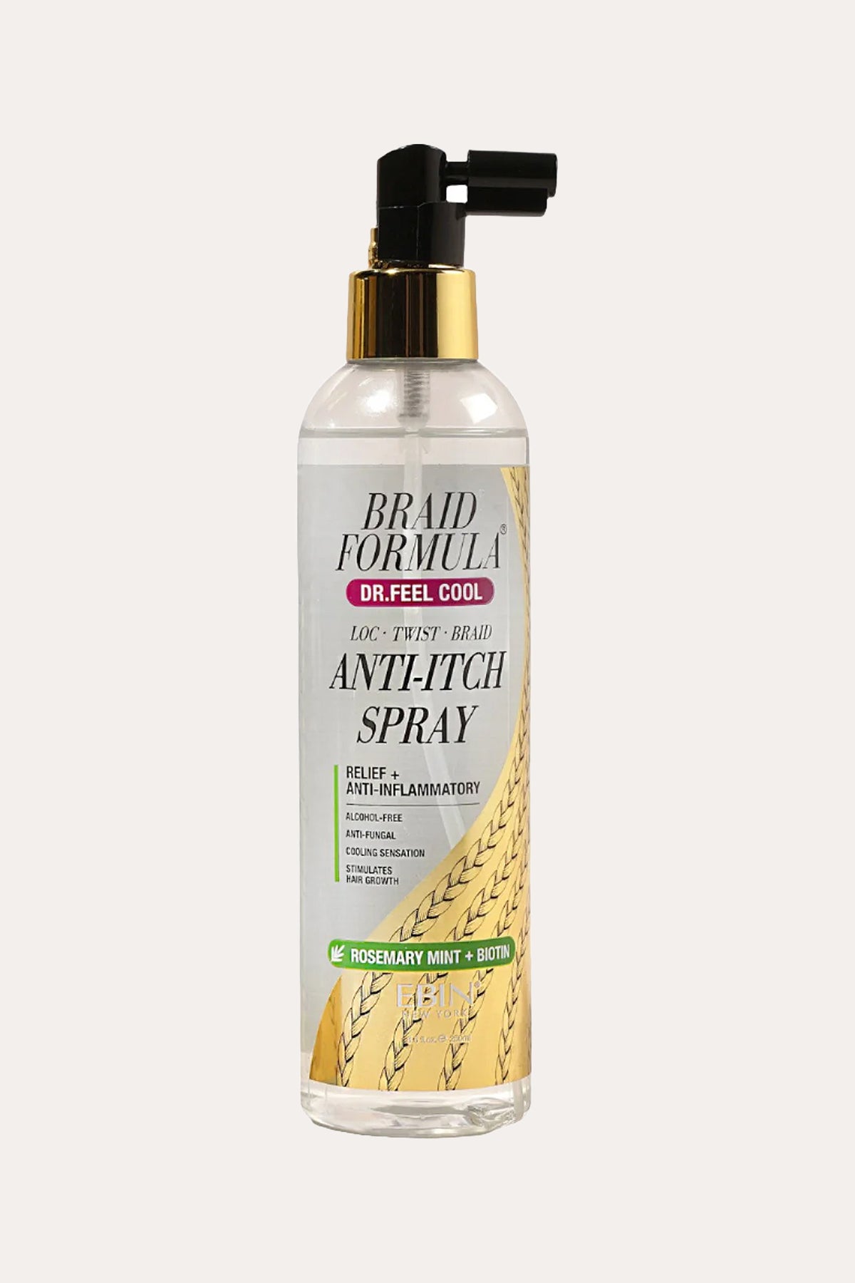 EBIN DR. FEEL COOL ANTI-ITCH SPRAY - ROSEMARY MINT+BIOTIN 8.5oz - BSW BEAUTY CANADA