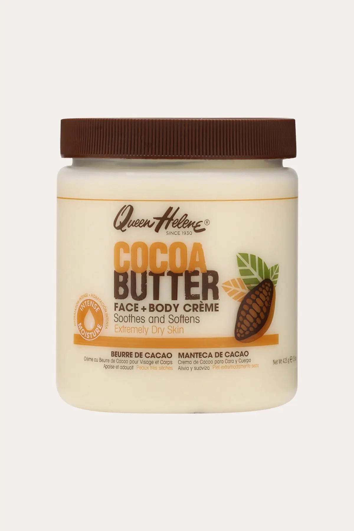 QUEEN HELENE COCOA BUTTER FACE+BODY CREAM 15oz - BSW BEAUTY CANADA