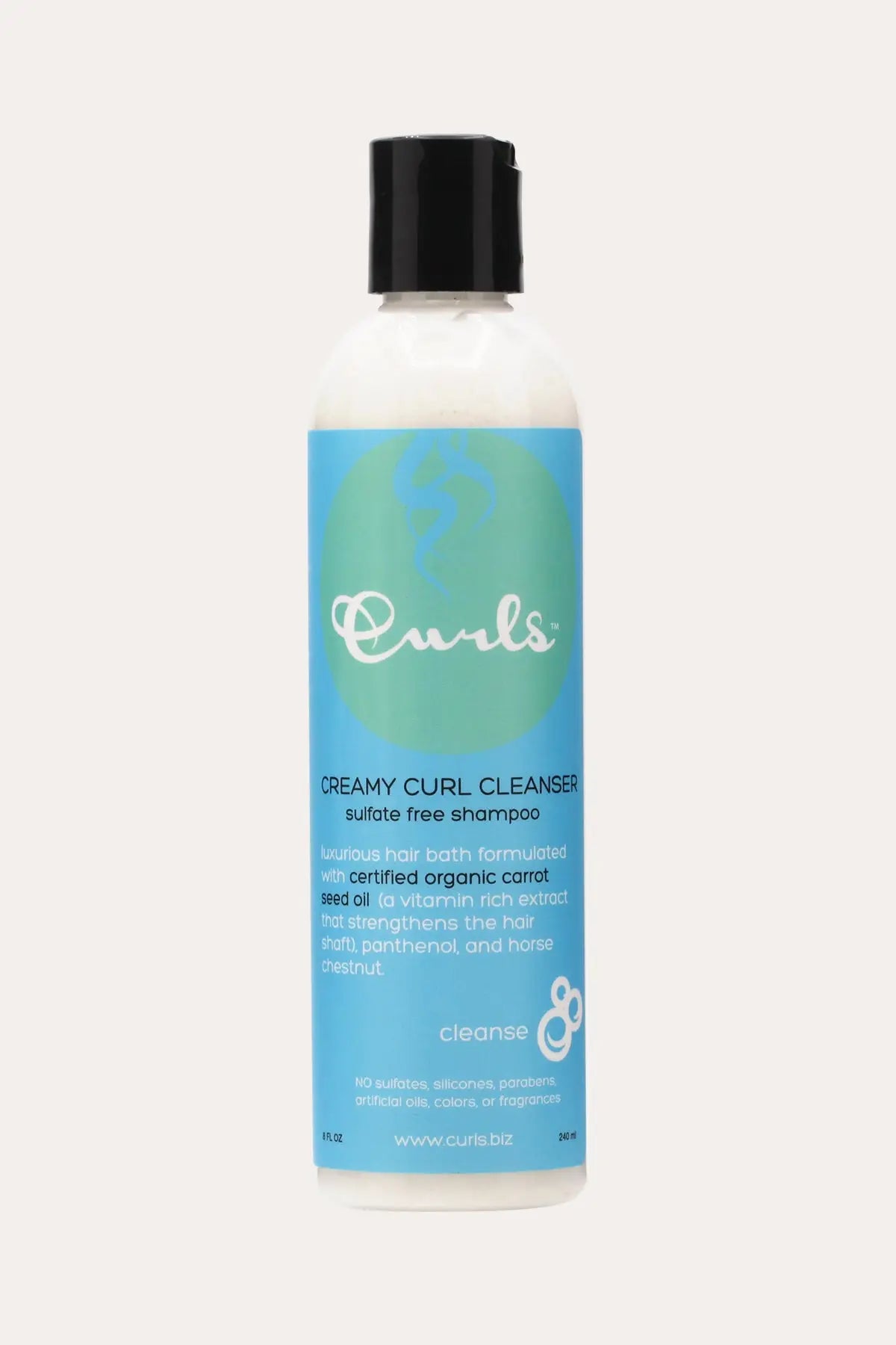 CURLS CREAMY CURL CLEANSER SULFATE FREE SHAMPOO 8oz - BSW BEAUTY CANADA