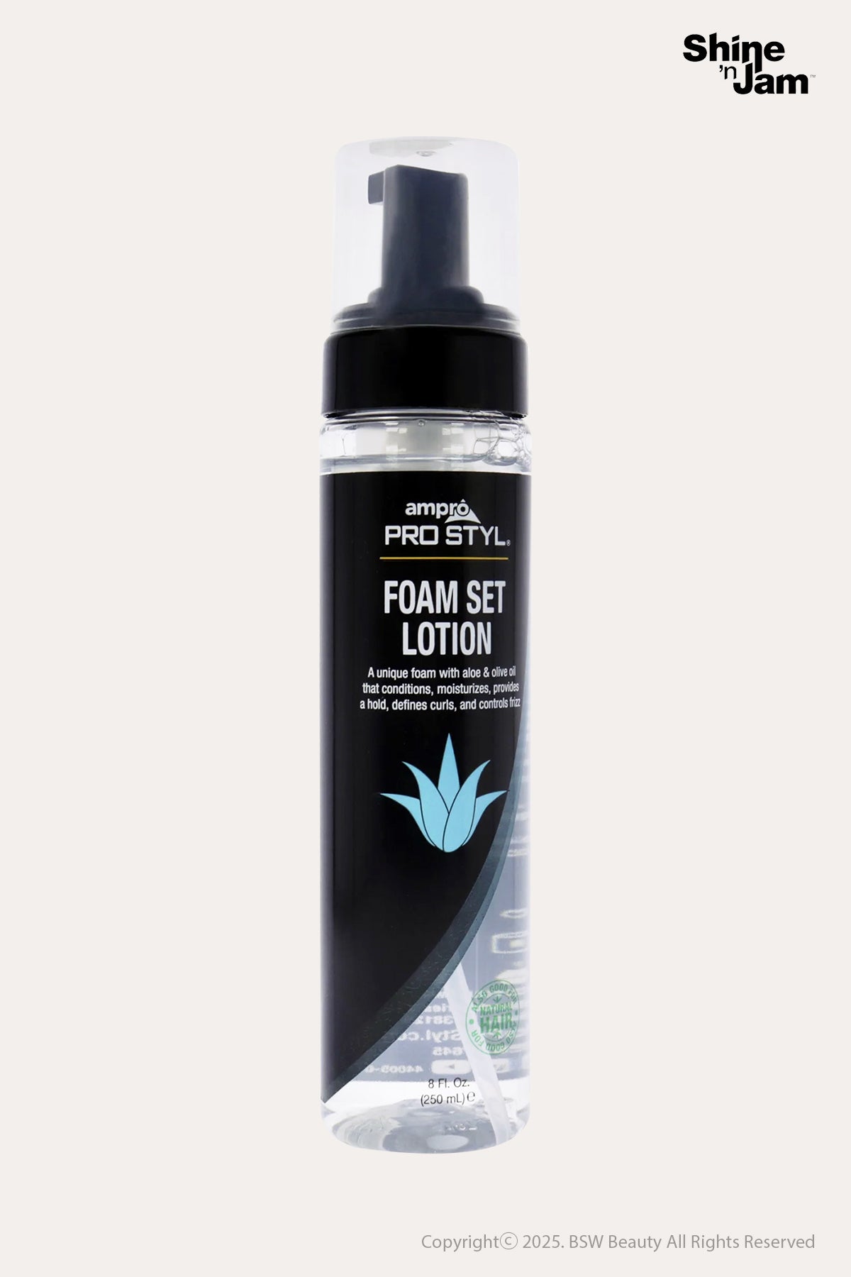 AMPRO FOAM WRAP MOUSSE SET LOTION 8oz - BSW BEAUTY CANADA