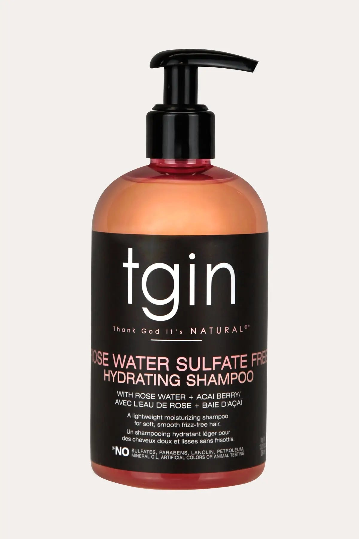 TGIN ROSE WATER FRIZZ FREE HYDRATING CONDITIONER 13oz - BSW BEAUTY CANADA