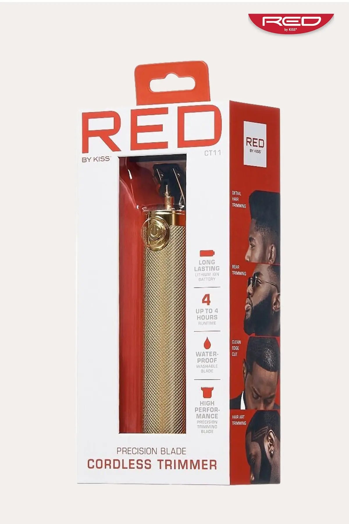 RED BY KISS CORDLESS TRIMMER CT11 - BSW BEAUTY CANADA