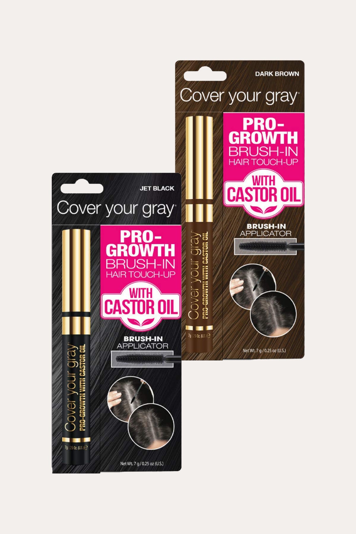 COVER YOUR GRAY PRO-GROWTH BRUSH-IN HAIR TOUCH-UP - BSW BEAUTY CANADA