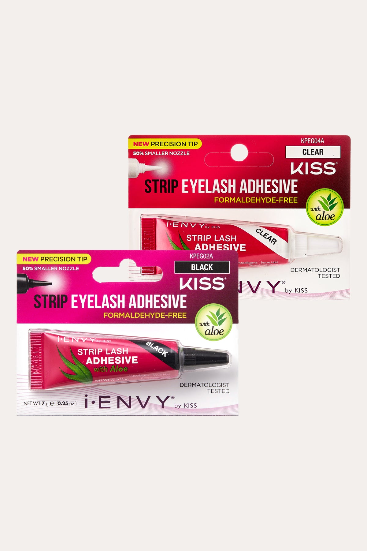 I ENVY BY KISS ALOE INFUSED STRIP EYELASH ADHESIVE - BSW BEAUTY CANADA