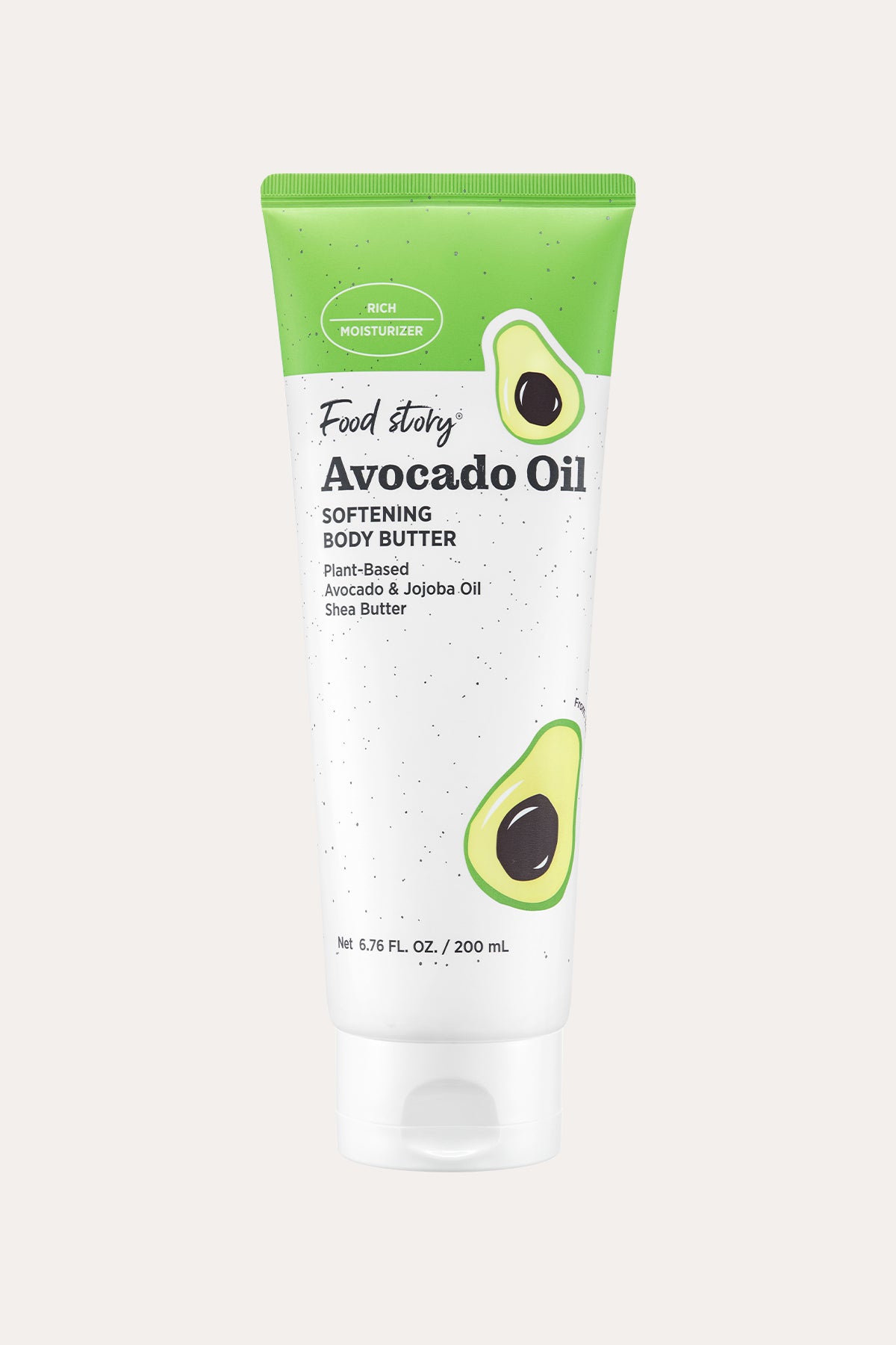 FOOD STORY AVOCADO OIL SOFTENING BODY BUTTER 6.76 FL. OZ. / 200 ml - BSW BEAUTY CANADA
