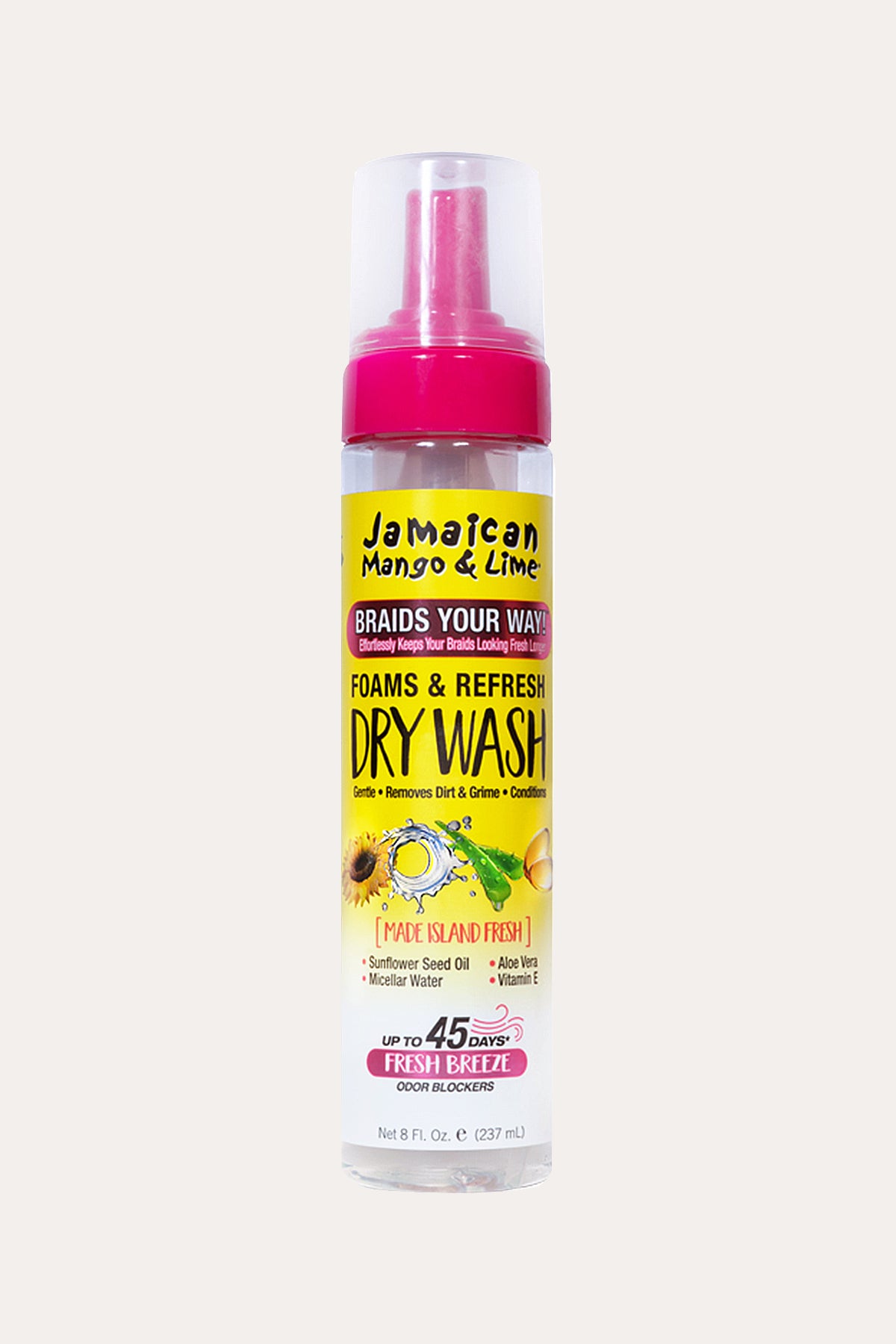 JAMAICAN MANGO&LIME FORMS & REFRESH BRAID DRY WASH 8oz - BSW BEAUTY CANADA