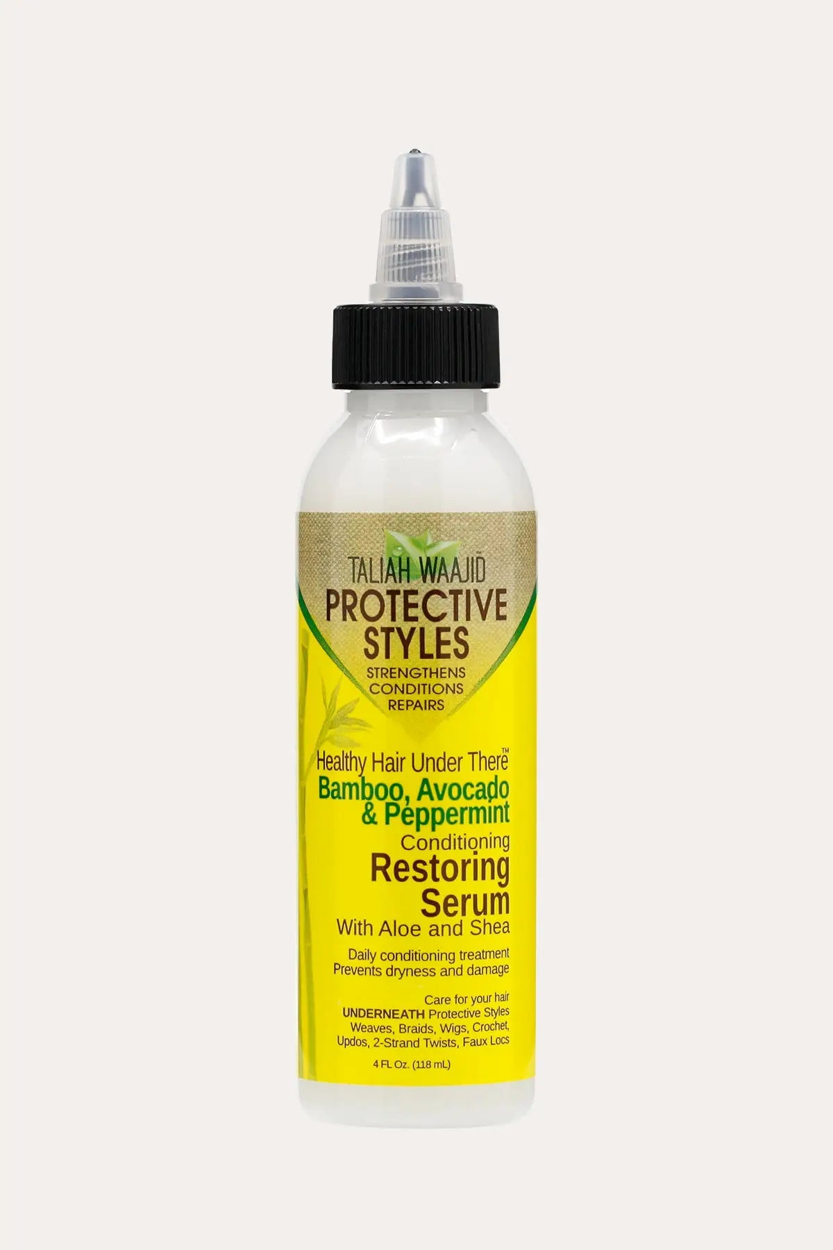 TALIAH WAAJID PROTECTIVE STYLES BAMBOO, AVOCADO & PEPPERMINT CONDITIONING RESTORING SERUM 4oz - BSW BEAUTY CANADA