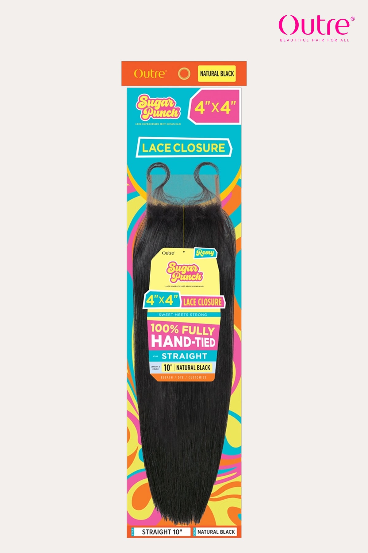 OUTRE SUGAR PUNCH 4X4 LACE CLOSURE - STRAIGHT - BSW BEAUTY CANADA