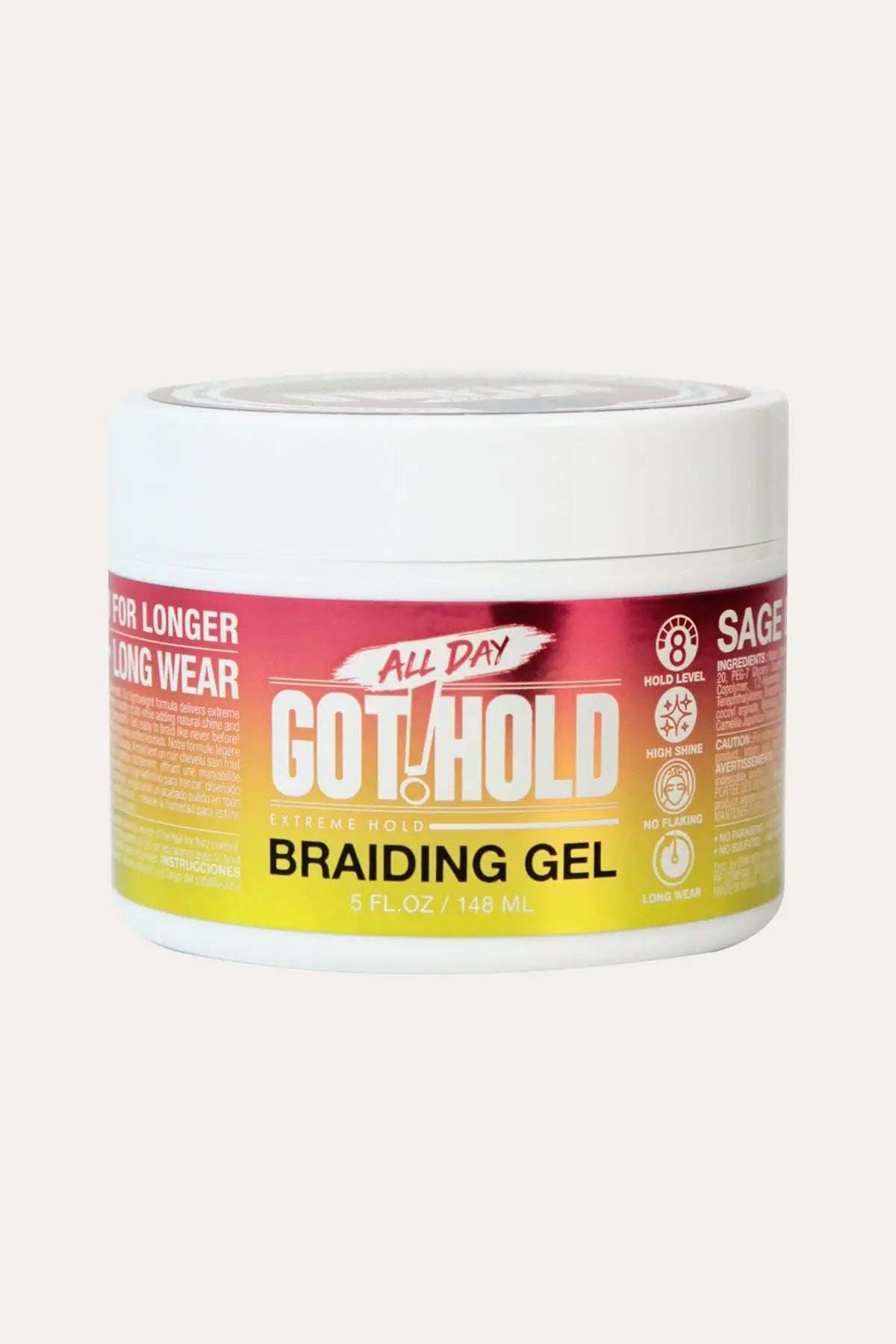 ALL DAY GOT HOLD EXTREME HOLD BRAIDING GEL EBIN NEW YORK