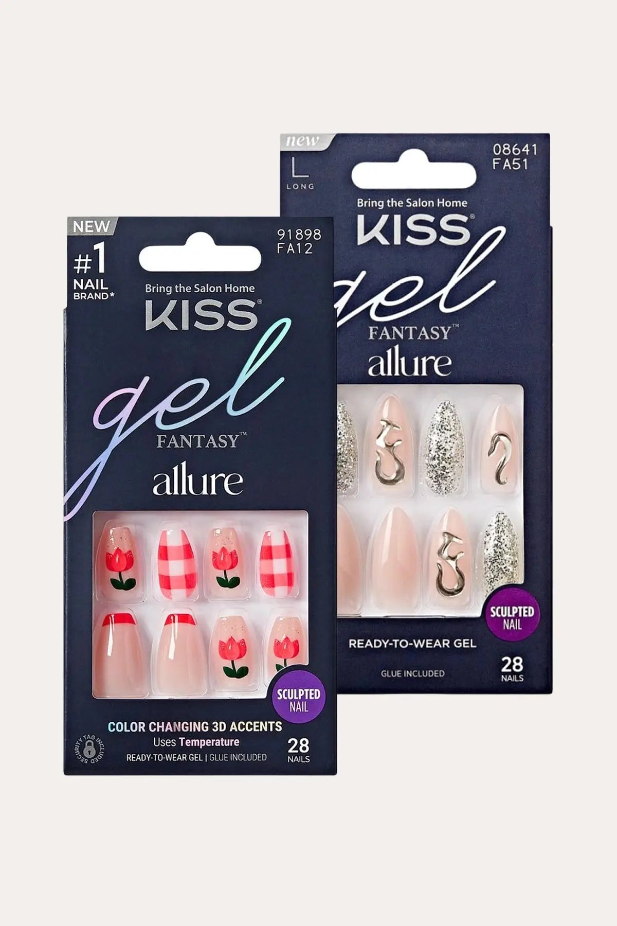 KISS GEL FANTASY ALLURE NAILS KISS NEW YORK