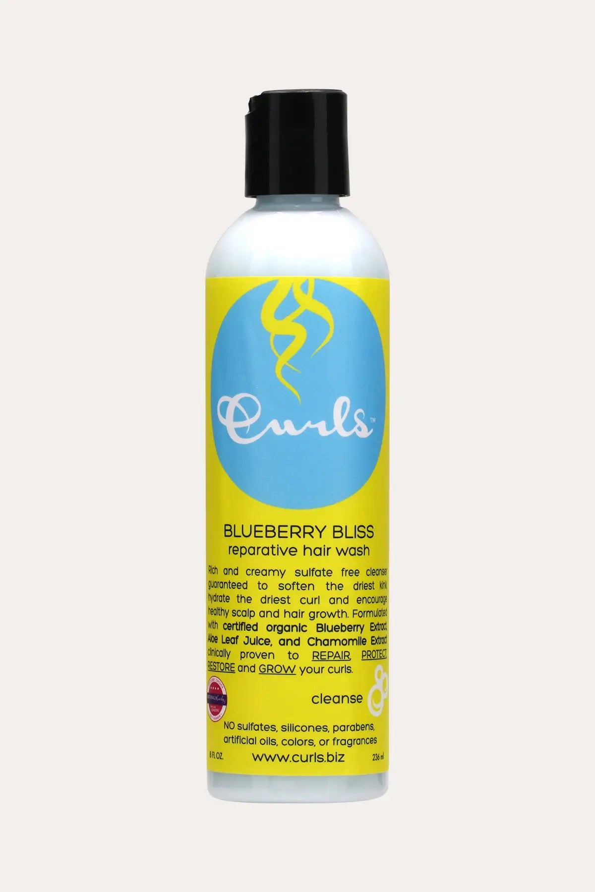 CURLS BLUEBERRY BLISS REPARATIVE HAIR WASH 8oz - BSW BEAUTY CANADA
