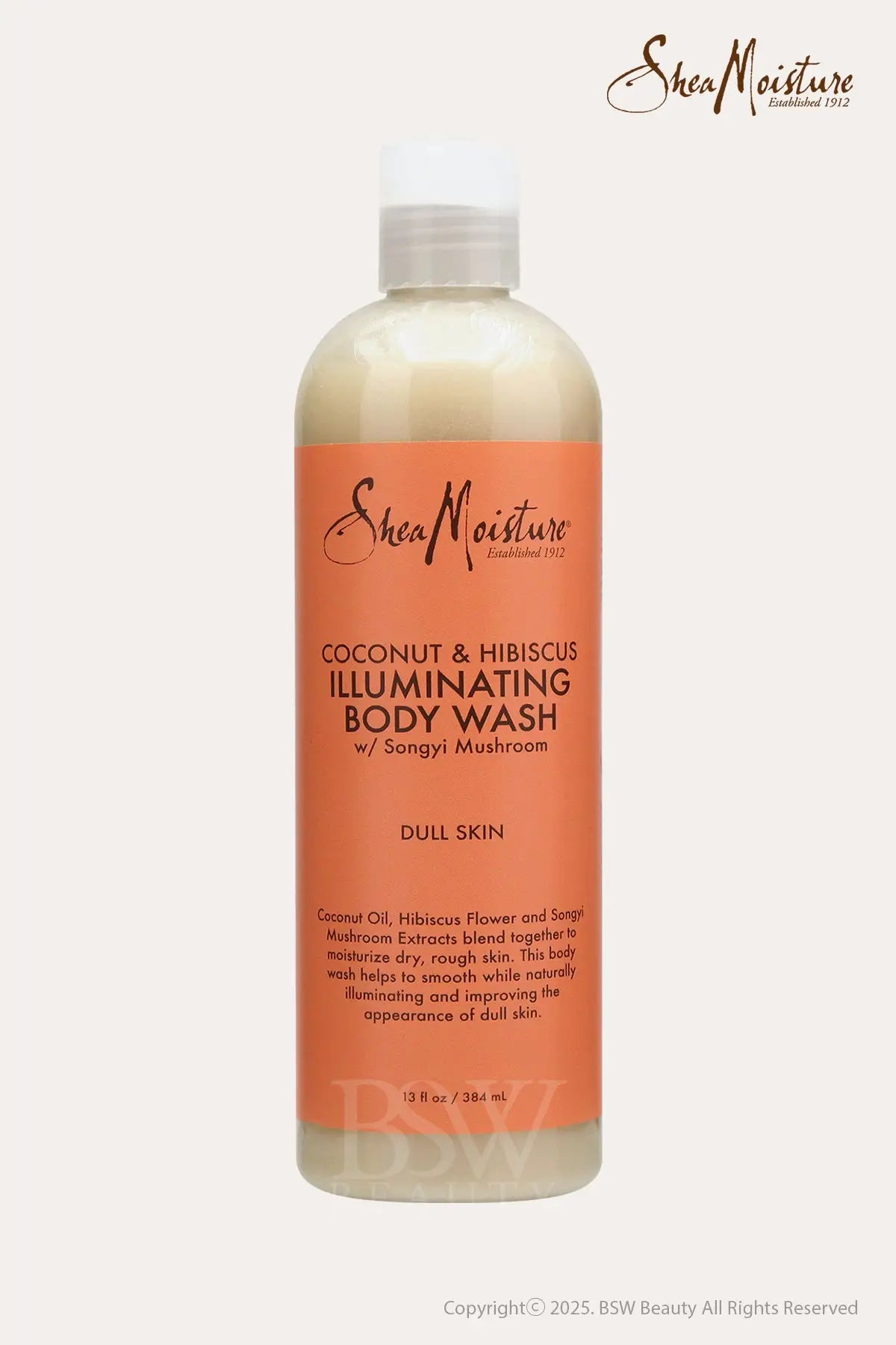 SHEA MOISTURE COCONUT & HIBISCUS BODY WASH 13oz - BSW BEAUTY CANADA