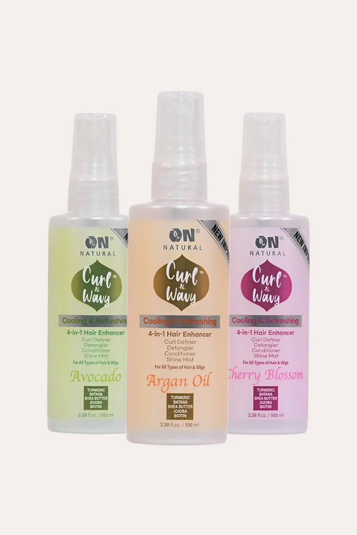 ON NATURAL CURL-N-WAVY 4IN1  ENHANCER 3.38OZ ON NATURAL