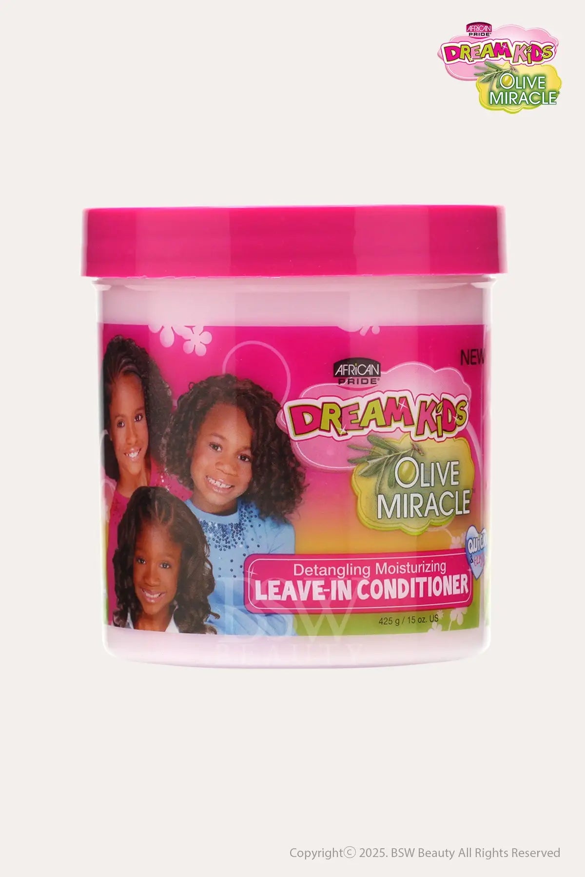 AFRICAN PRIDE DREAM KIDS OLIVE MIRACLE DETANGLING MOISTURIZING LEAVE-IN CONDITIONER 15oz - BSW BEAUTY CANADA