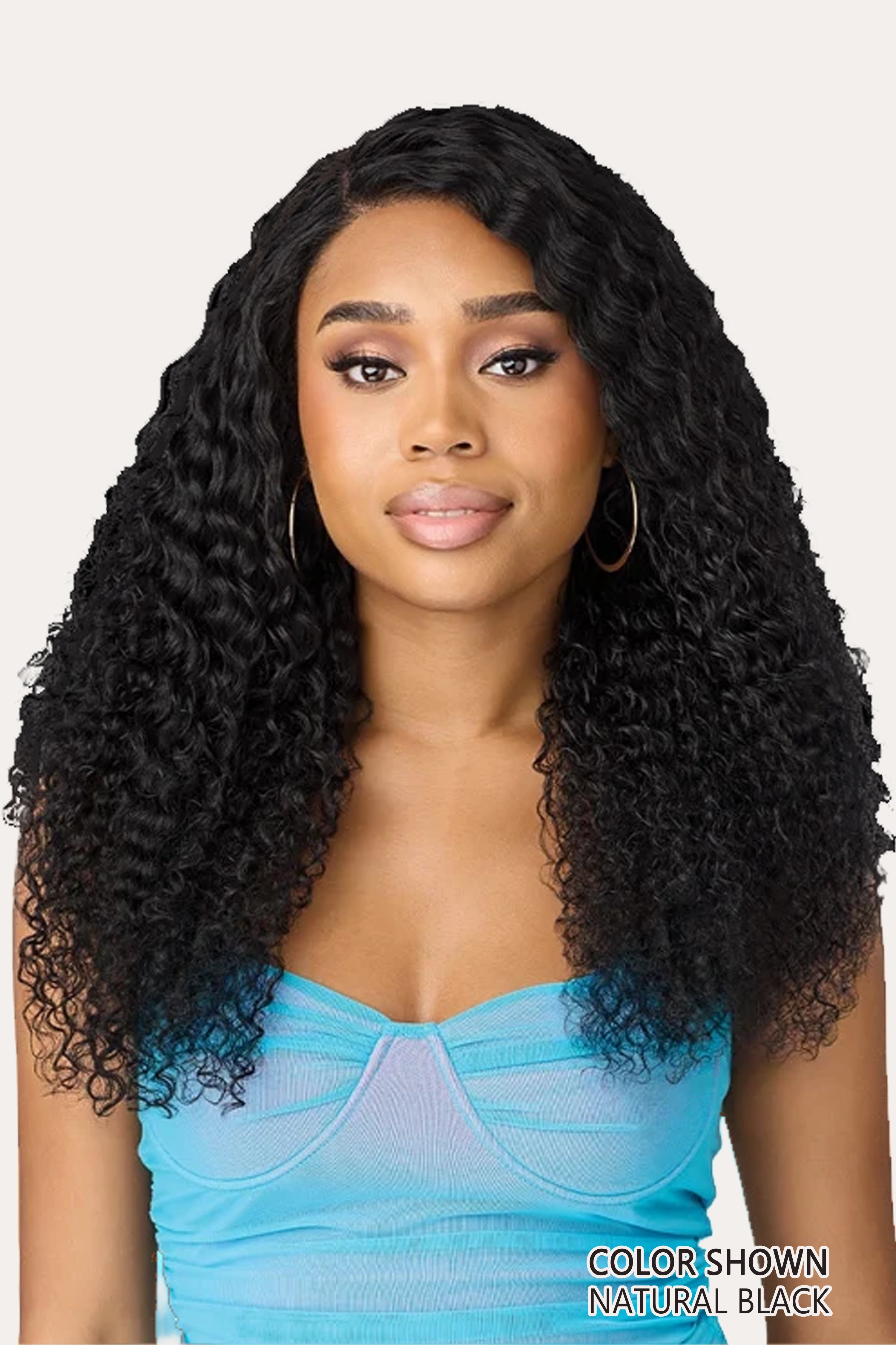 OUTRE SUGAR PUNCH 13X5 GLUELESS LACE FRONTAL WIG - WET&WAVY DEEP CURL 22"