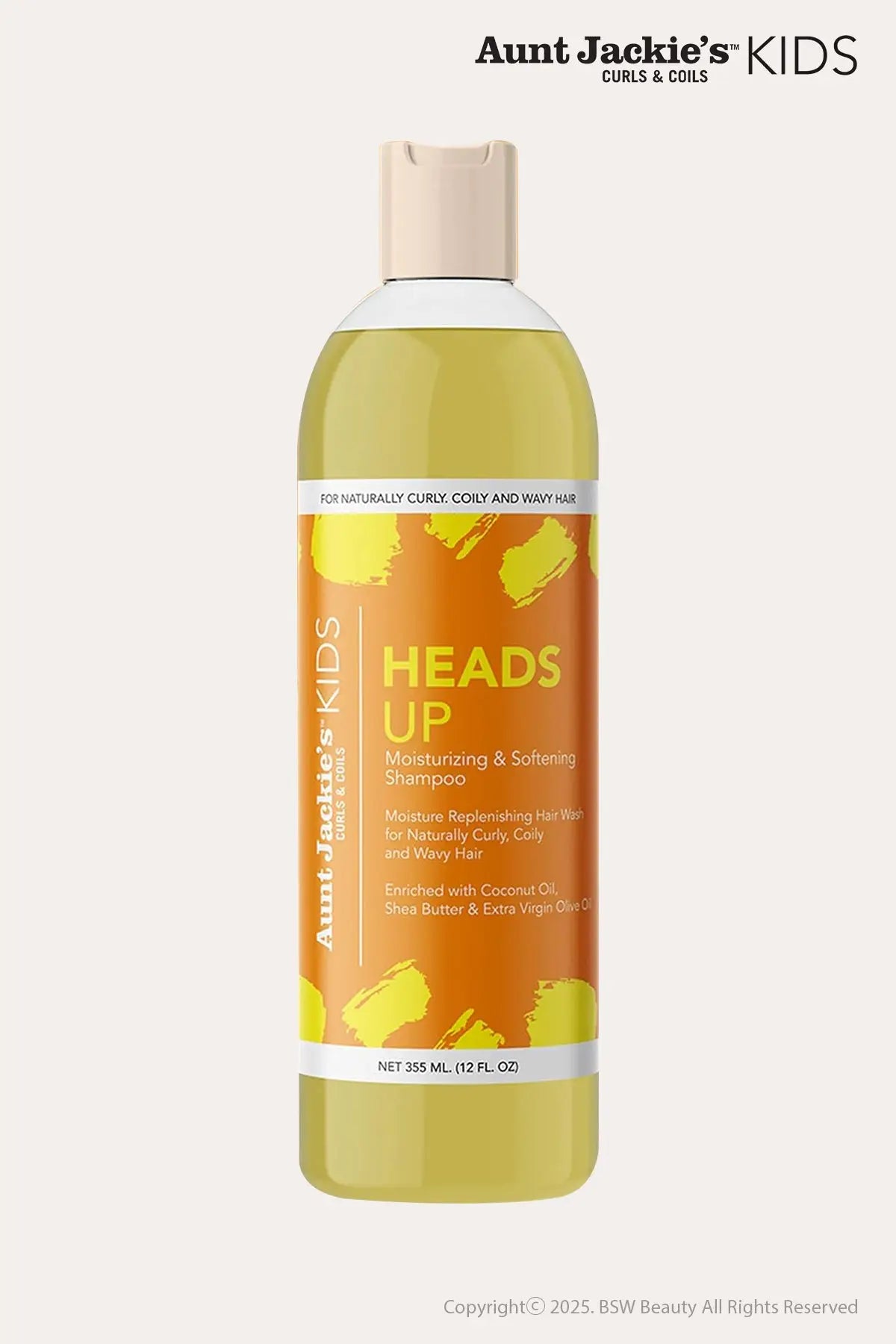 AUNT JACKIE'S GIRLS HEADS UP MOISTURIZING & SOFTENING SHAMPOO 12oz - BSW BEAUTY CANADA