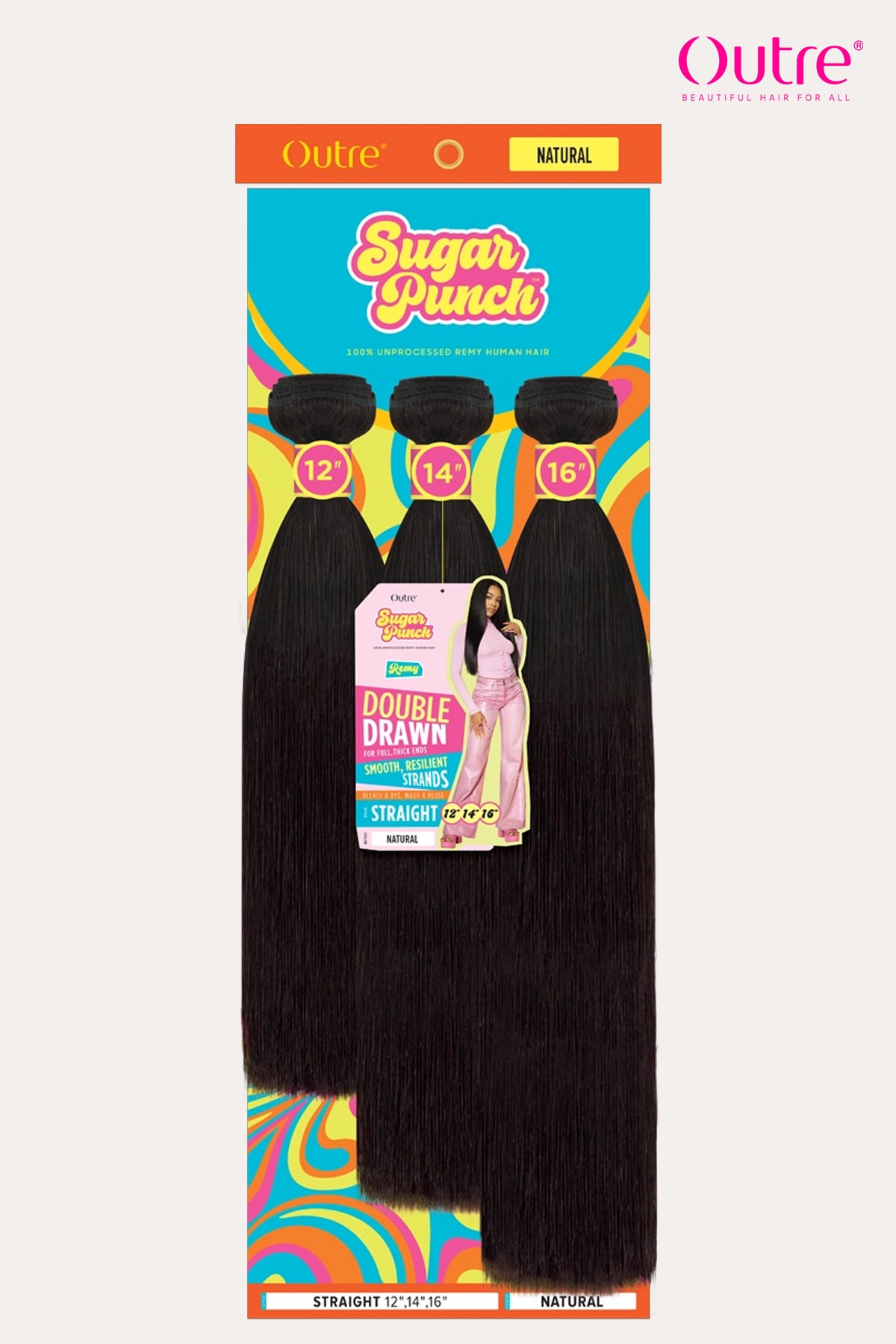 OUTRE SUGAR PUNCH - STRAIGHT MULTI 3PCS - BSW BEAUTY CANADA