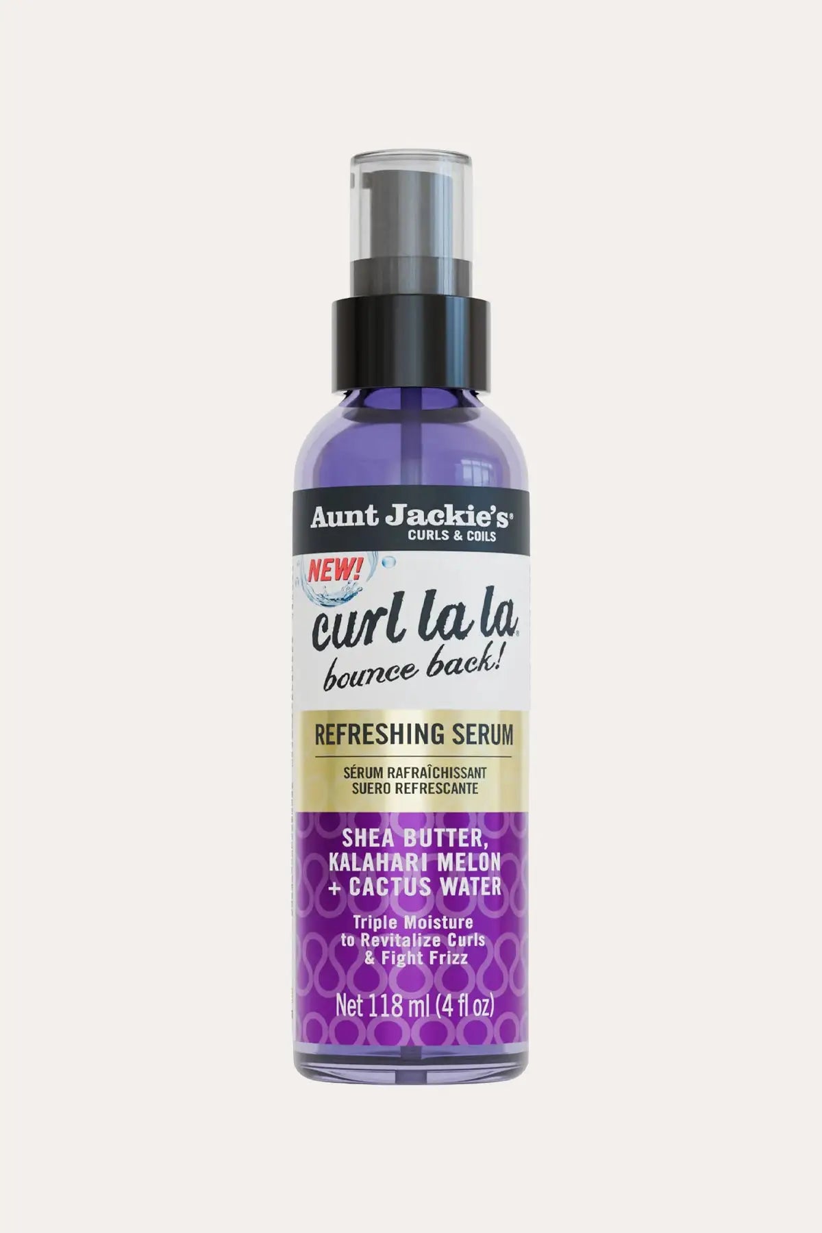 AUNT JACKIES CURL LA LA BOUNCE BACK REFRESHING HAIR SERUM 4oz AUNT JACKIE'S