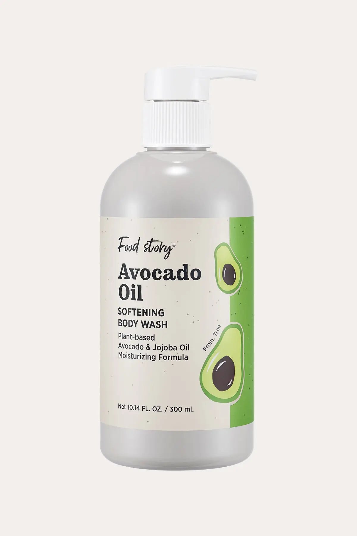 FOOD STORY AVOCADO OIL SOFTENING BODY WASH 10.14 FL. OZ. / 300 ml - BSW BEAUTY CANADA
