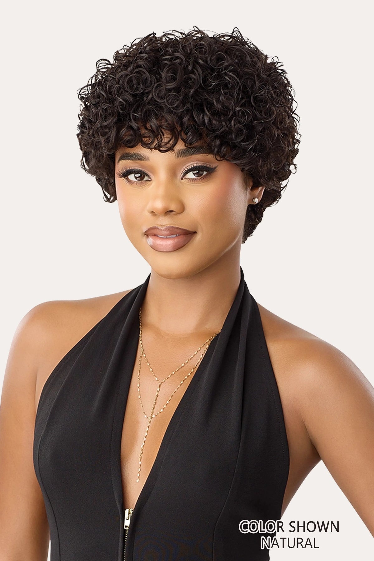Outre Hair Style Outre Fab & Fly HH-Cerys Human Hair Wig | Pixie Curly Style