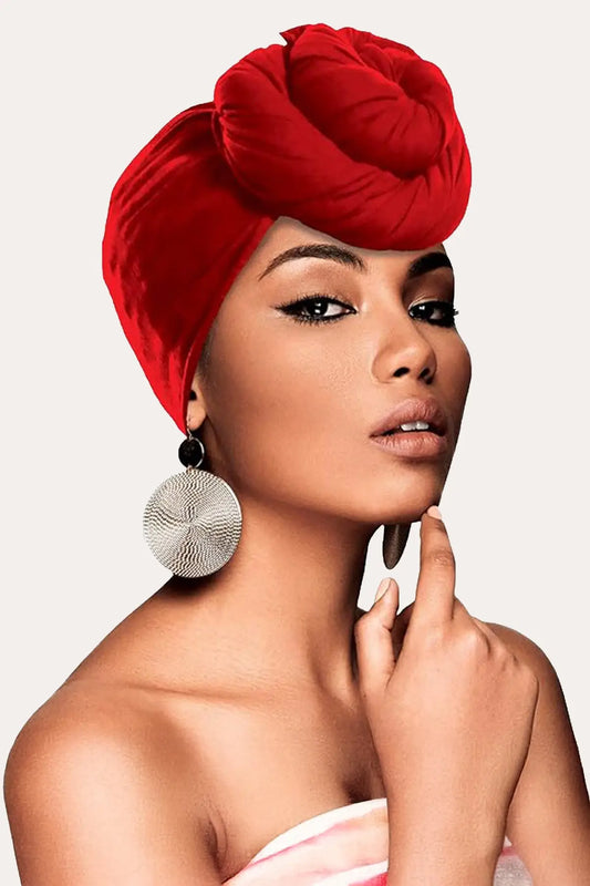 BEAUTY TOWN CRINKLE HEAD WRAP SCARF BEAUTY TOWN