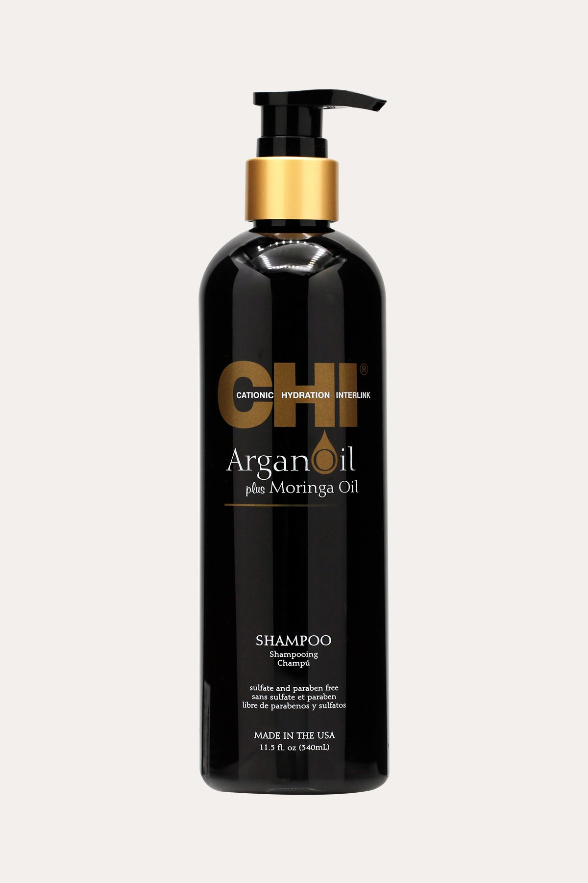 CHI ARGAN OIL WITH MORINGA OIL BLEND SHAMPOO 11.5oz - BSW BEAUTY CANADA