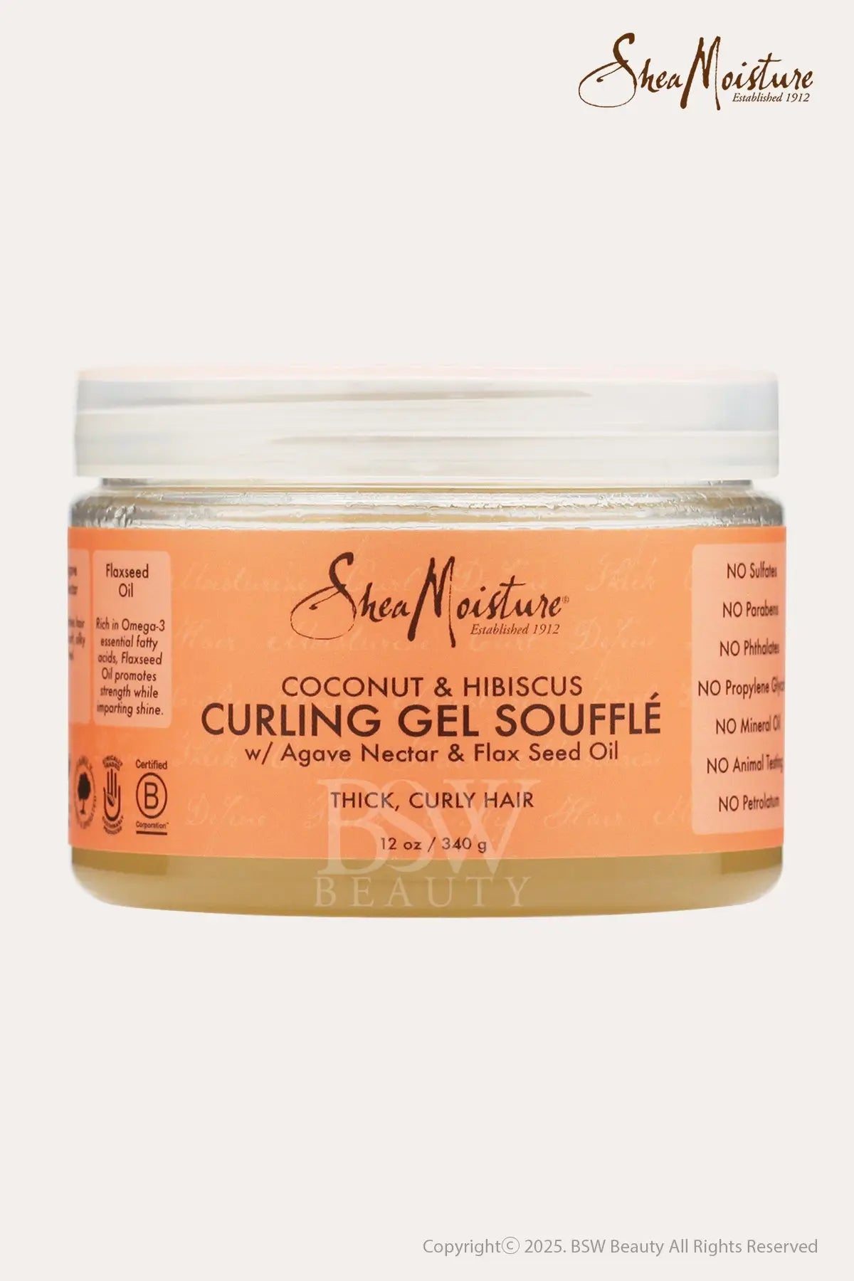SHEA MOISTURE COCONUT & HIBISCUS CURLING GEL SOUFFLE 12oz - BSW BEAUTY CANADA