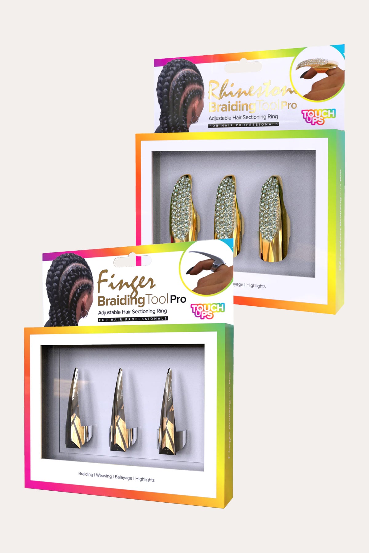 TOUCH UPS FINGERS BRAIDING TOOL - BSW BEAUTY CANADA