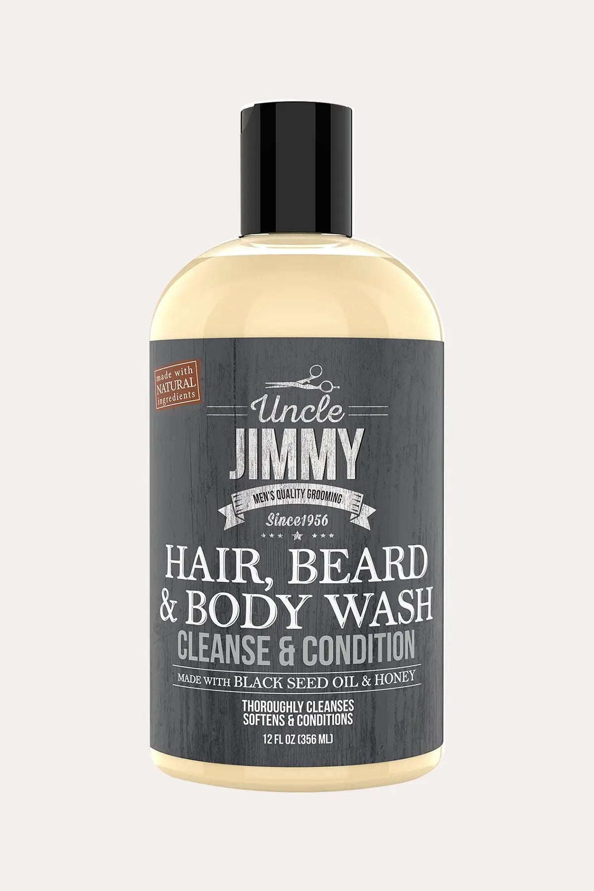 UNCLE JIMMY HAIR,BEARD & BODY WASH 12oz