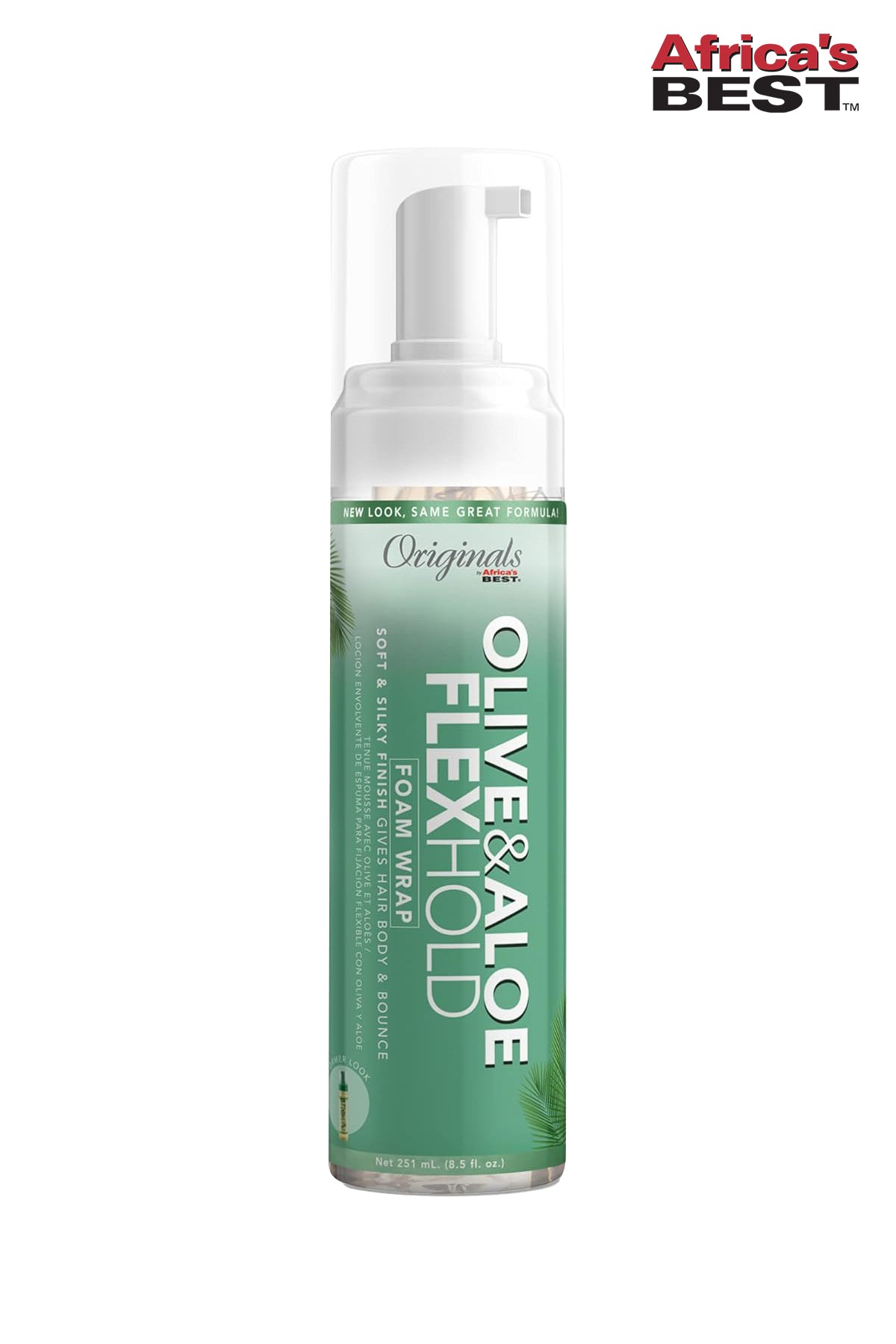 AFRICAS BEST OLIVE OIL FOAM WRAP LOTION 8.5oz - BSW BEAUTY CANADA