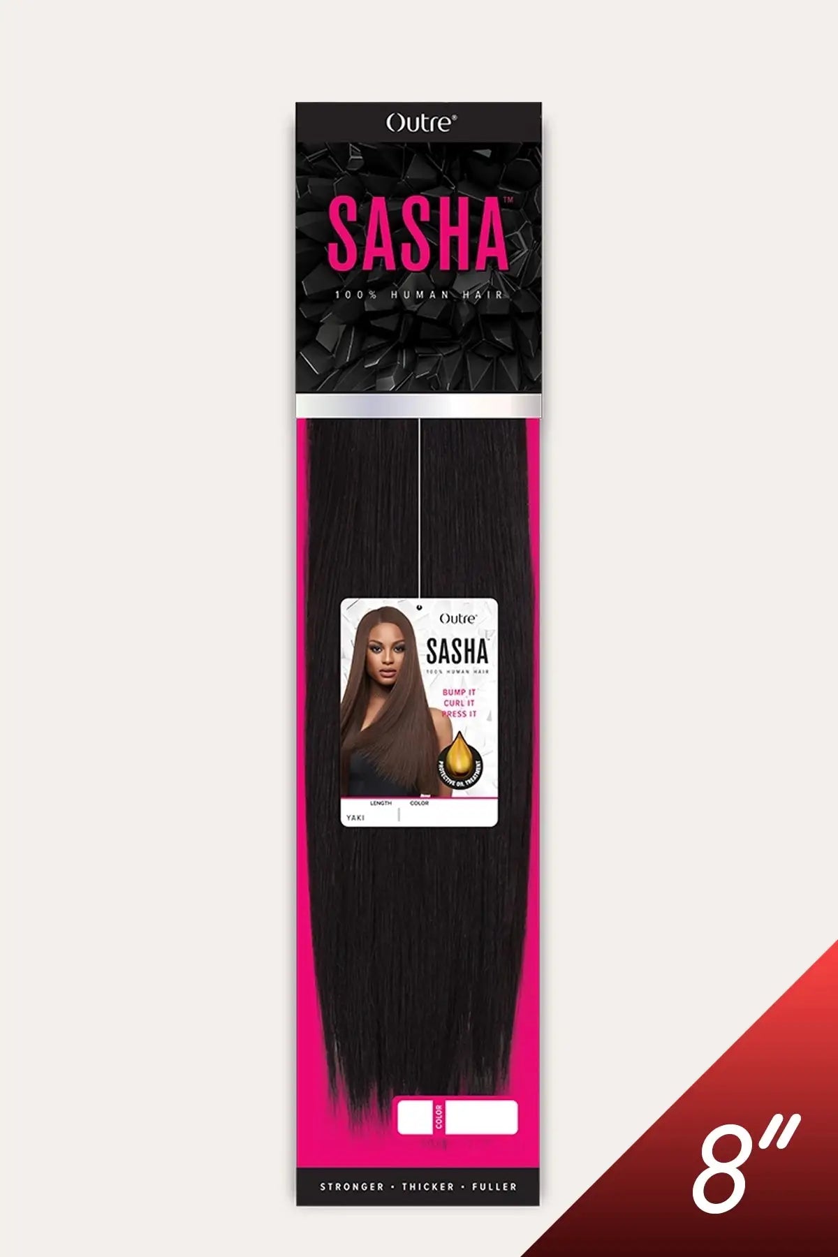 OUTRE HUMAN HAIR WEAVE SASHA YAKI - 8"