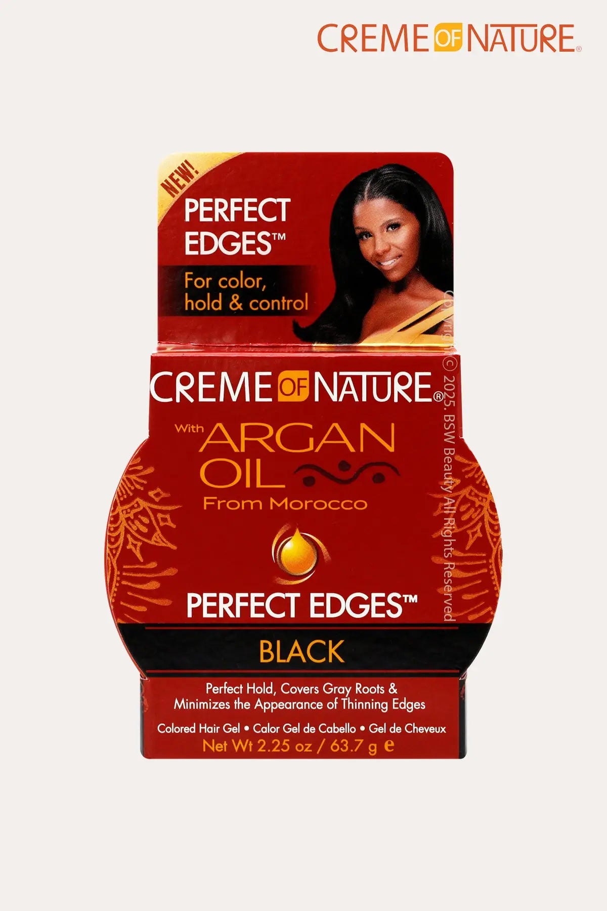 CREME OF NATURE WITH ARGAN OIL FROM MOROCCO PERFECT EDGES 2.25oz - BSW BEAUTY CANADA