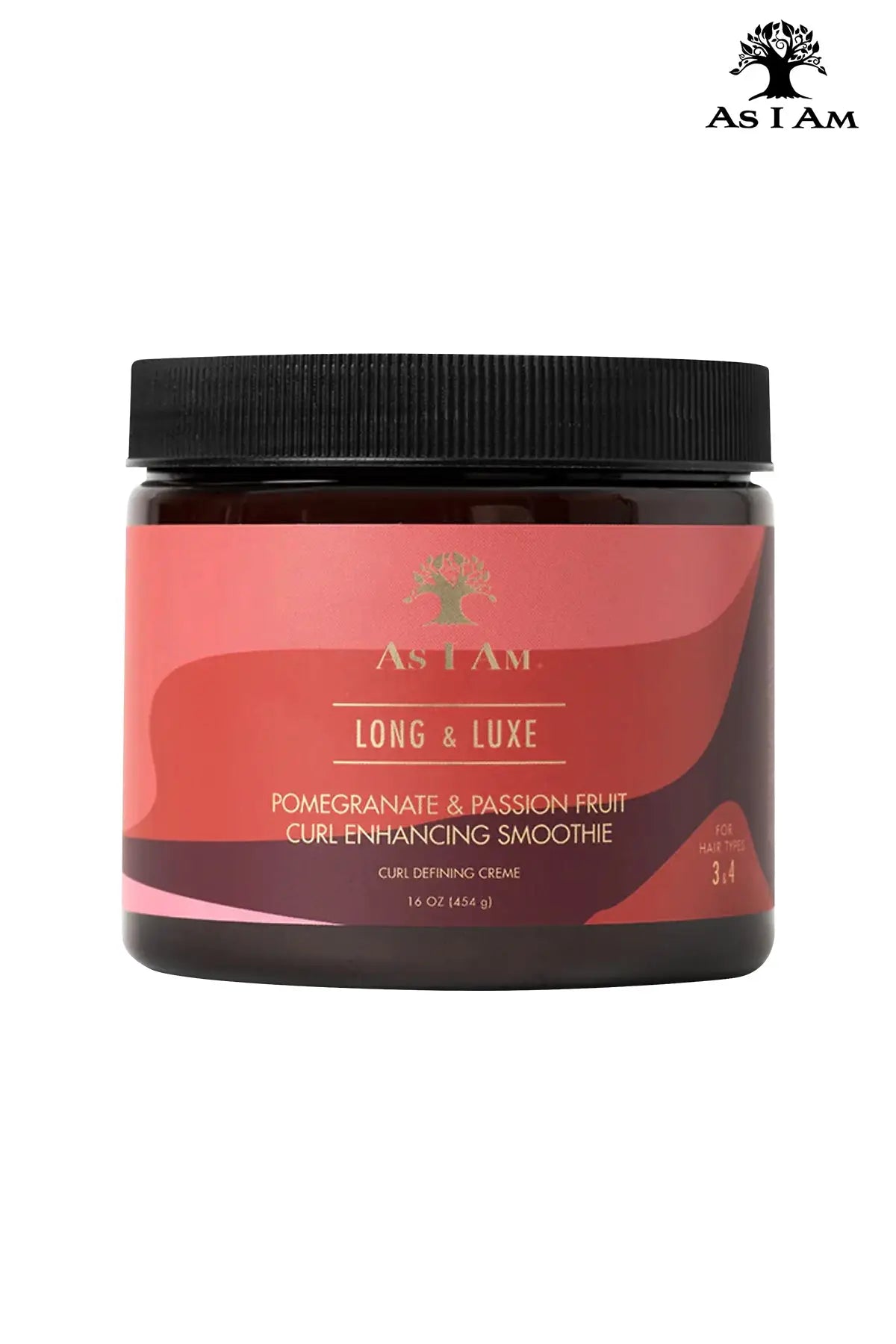 AS I AM LONG AND LUXE POMEGRANATE & PASSION FRUIT CURL ENHANCING SMOOTHIE CURL DEFINING CREME 16oz - BSW BEAUTY CANADA