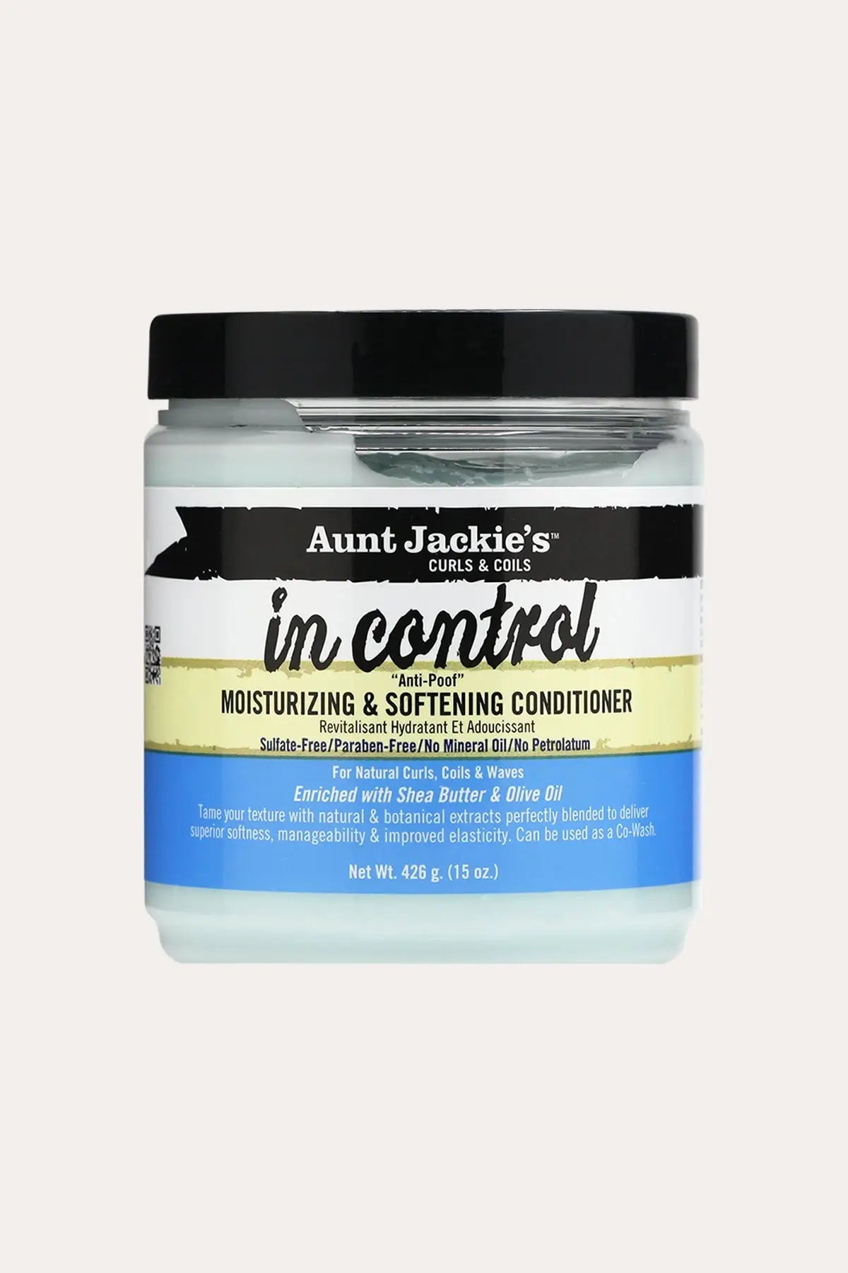 AUNT JACKIES IN CONTROL! MOISTURIZING & SOFTENING CONDITIONER 15oz AUNT JACKIE'S