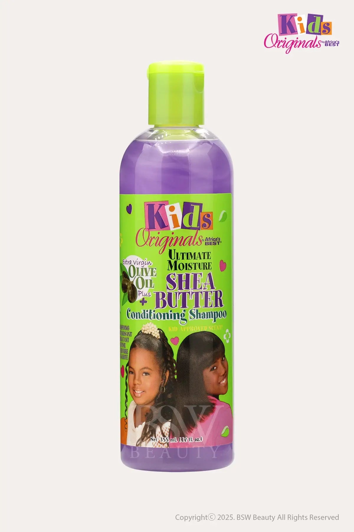 AFRICA'S BEST KIDS ORIGINALS ULTIMATE MOISTURE SHEA BUTTER CONDITIONING SHAMPOO 12oz - BSW BEAUTY CANADA